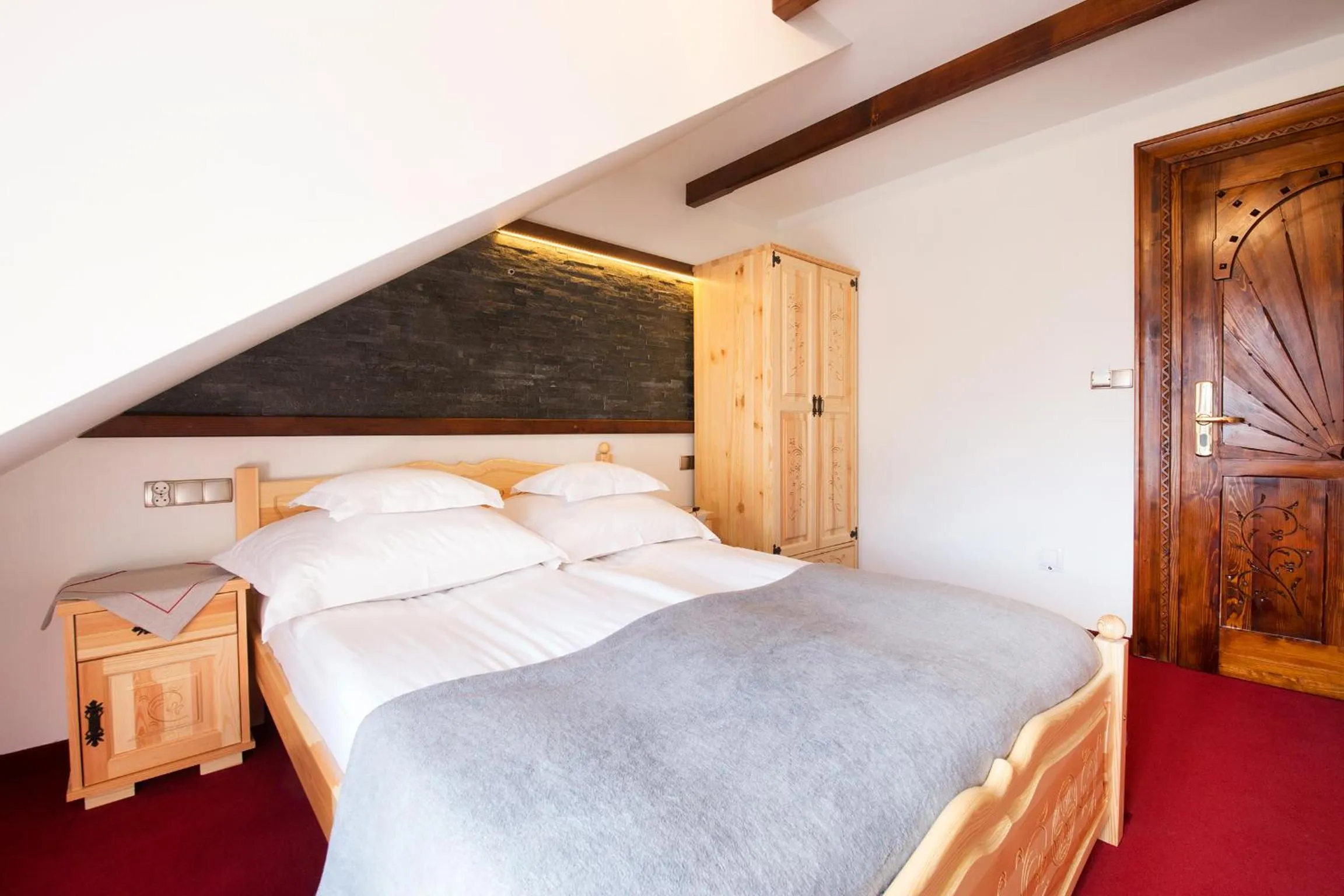 Bedroom, Bed in ECO Willa Grand Karpatia Ski&Wellness