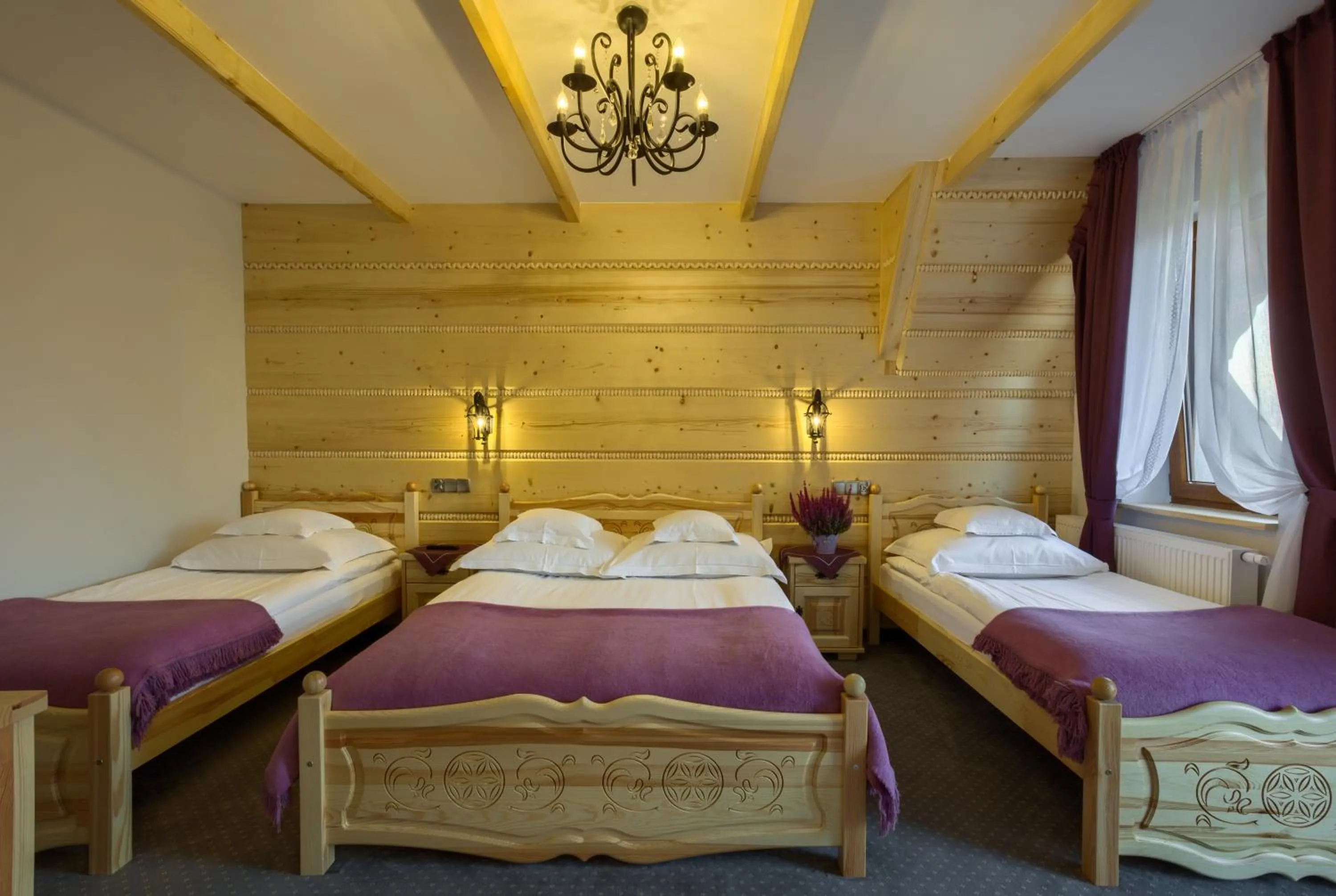 Bedroom, Bed in ECO Willa Grand Karpatia Ski&Wellness
