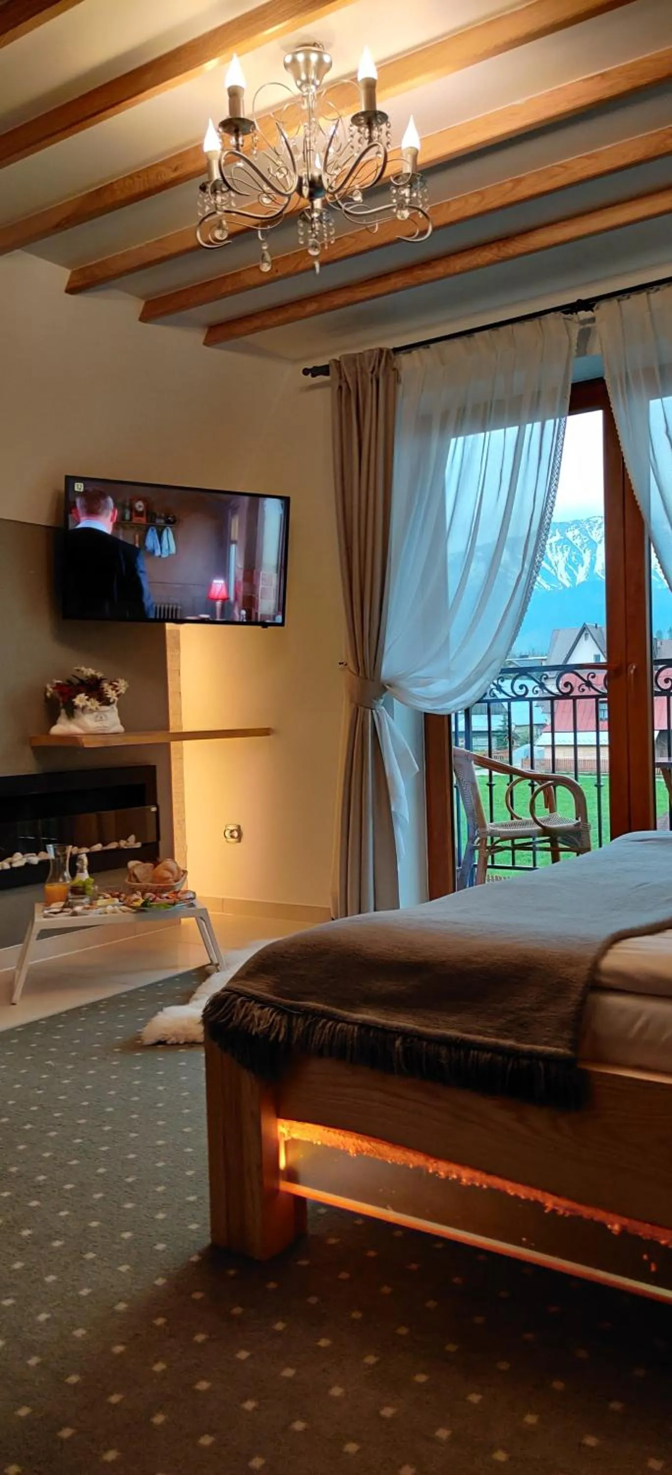 Bed in ECO Willa Grand Karpatia Ski&Wellness