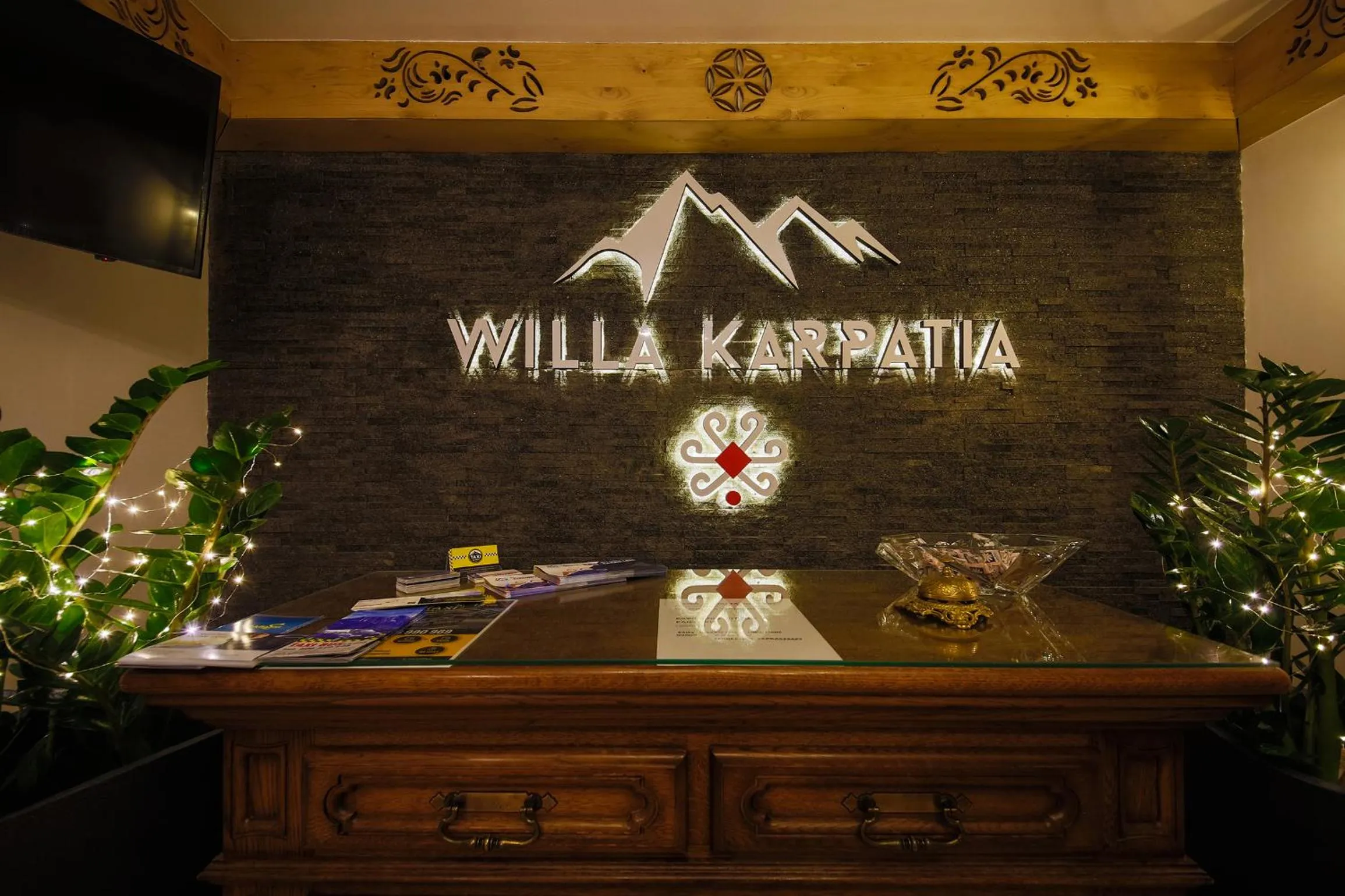 Lobby or reception in ECO Willa Grand Karpatia Ski&Wellness