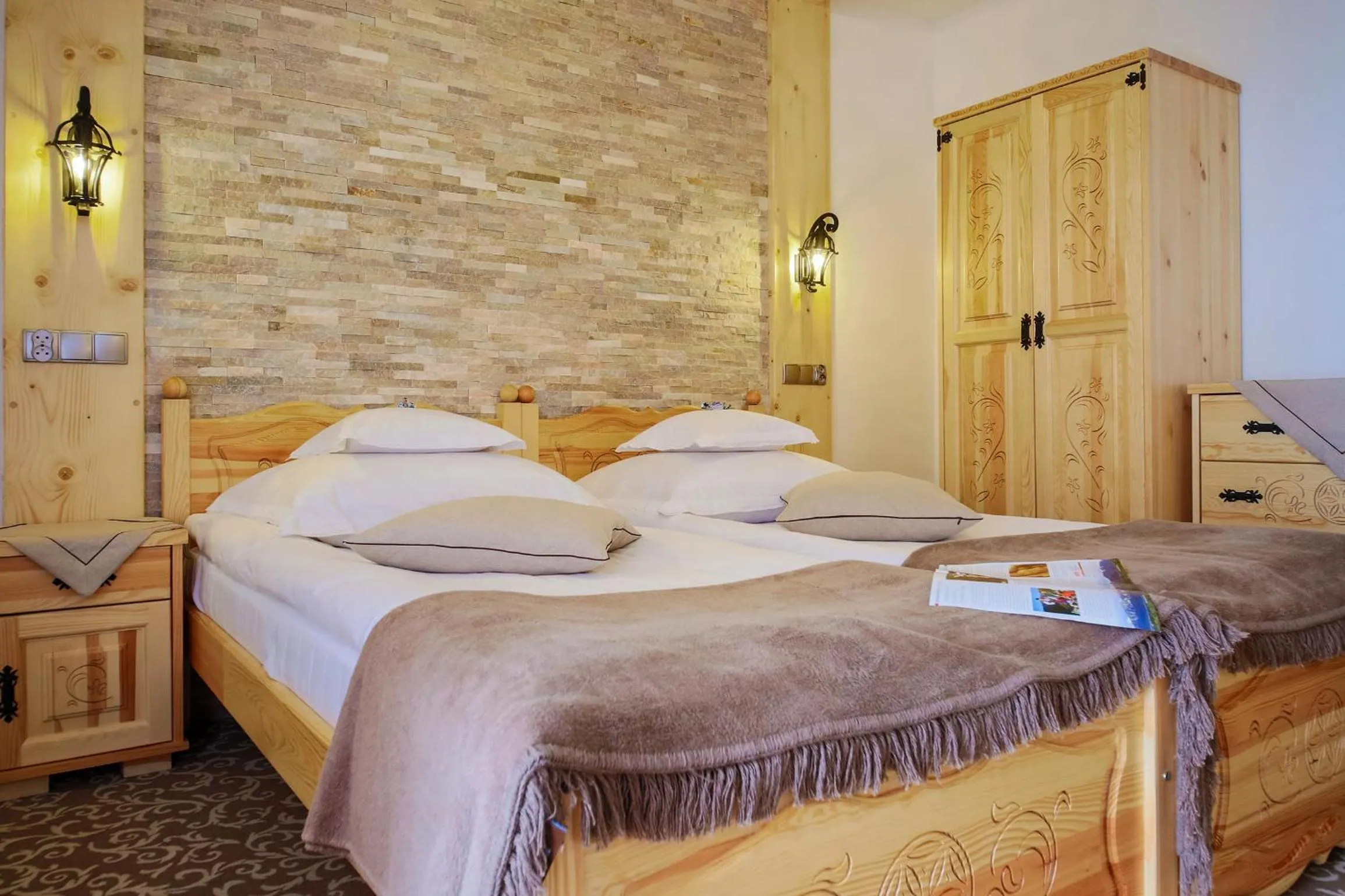 Bedroom, Bed in ECO Willa Grand Karpatia Ski&Wellness