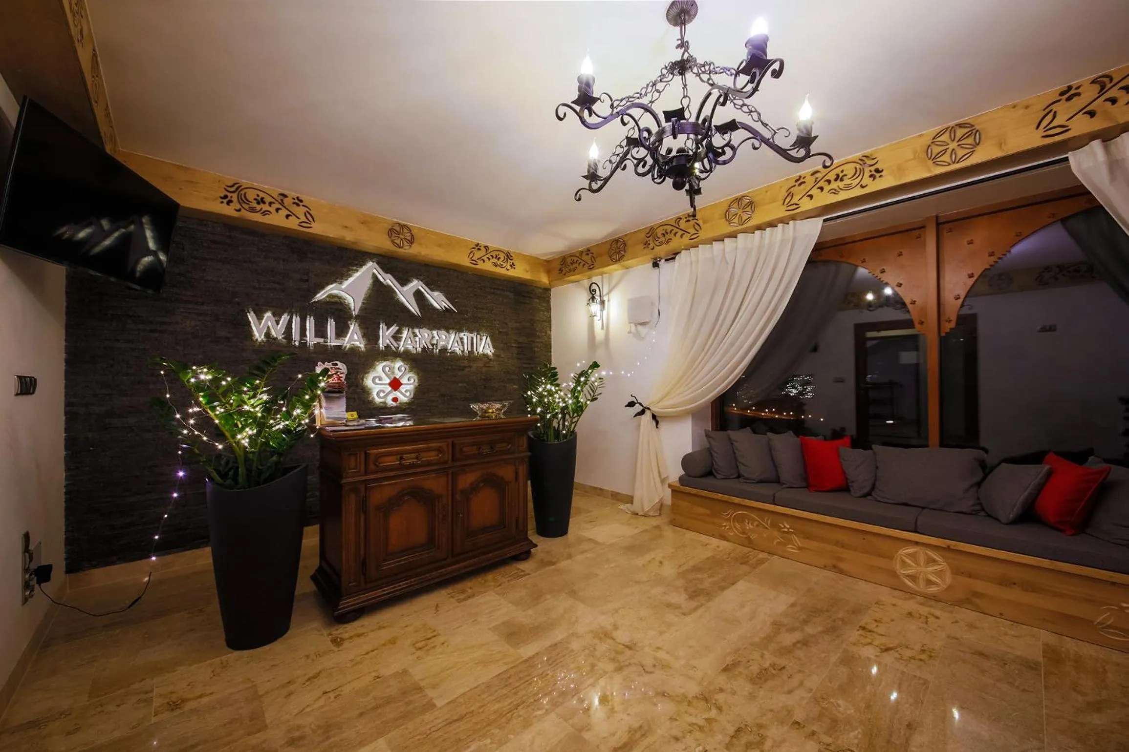 Lobby or reception in ECO Willa Grand Karpatia Ski&Wellness