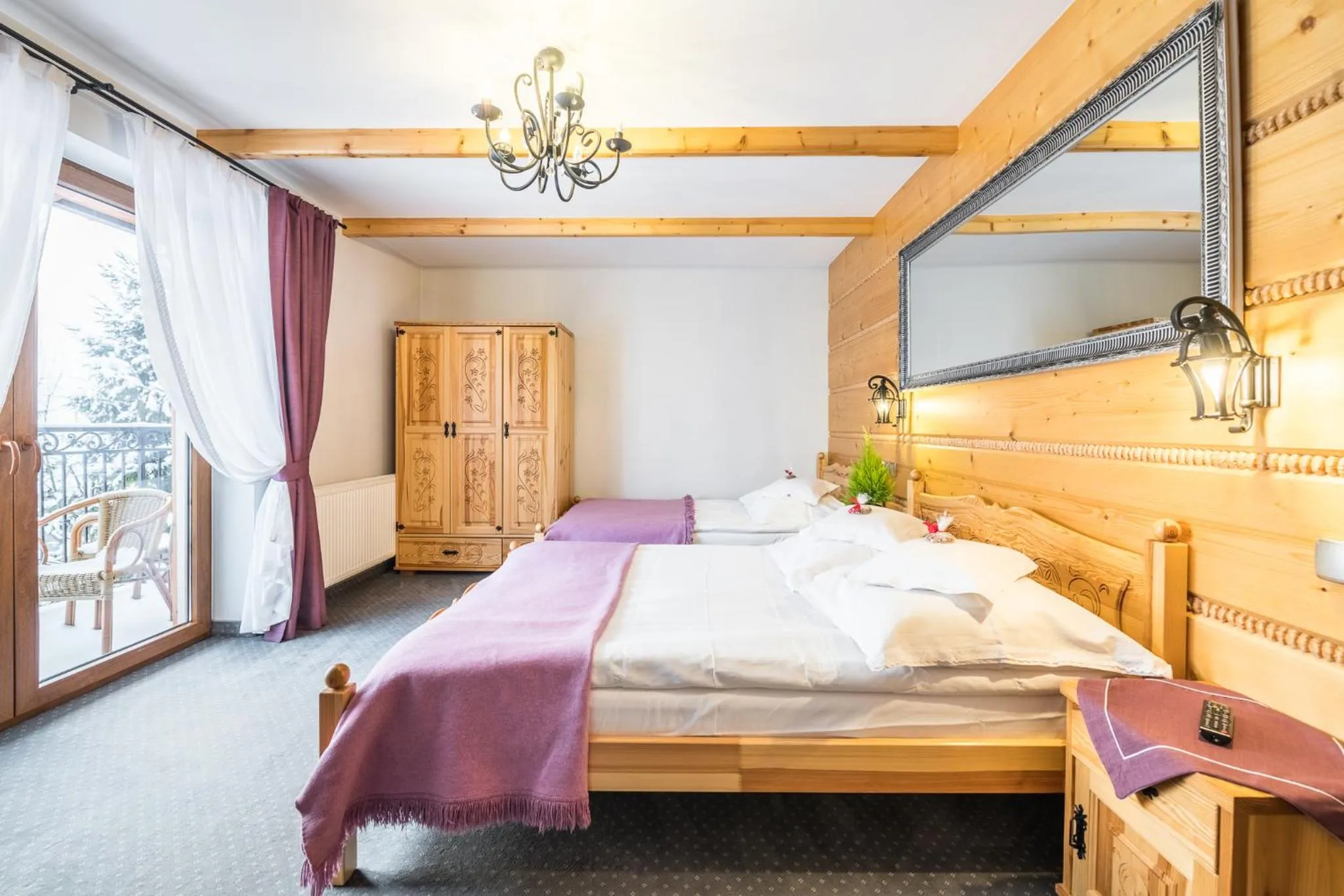 Bedroom, Bed in ECO Willa Grand Karpatia Ski&Wellness