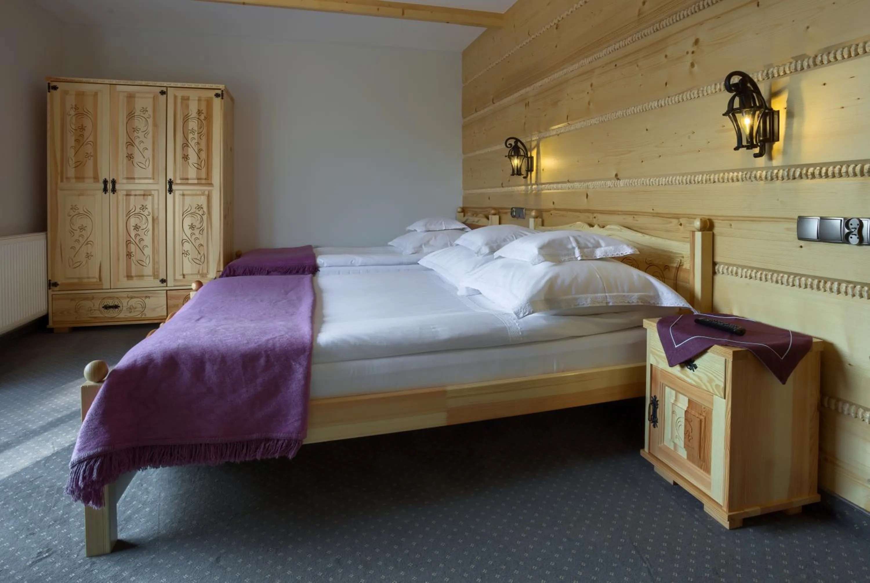 Bedroom, Bed in ECO Willa Grand Karpatia Ski&Wellness