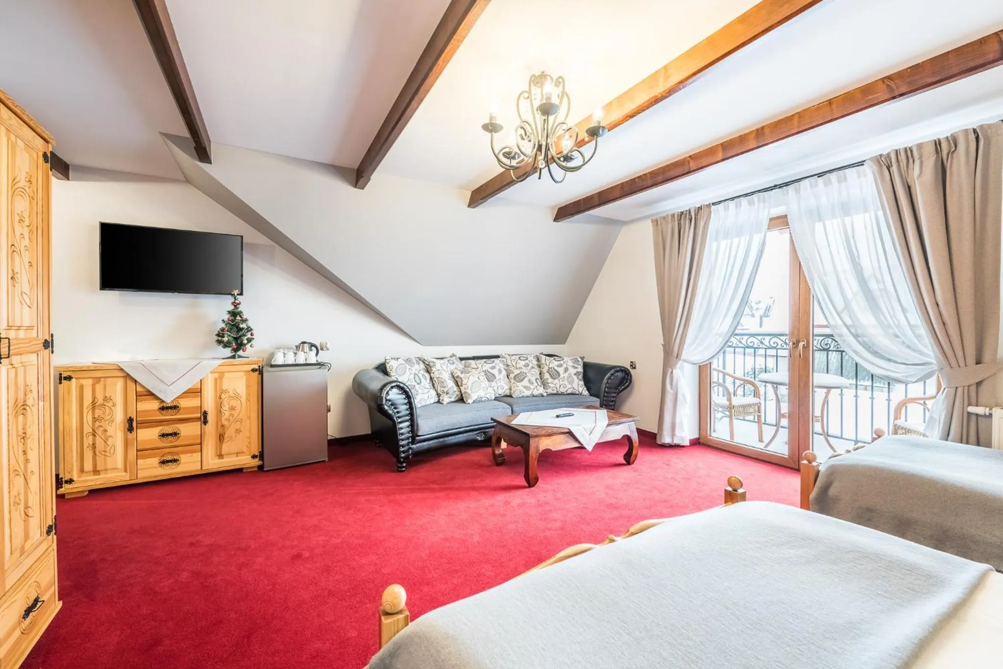 Bed in ECO Willa Grand Karpatia Ski&Wellness