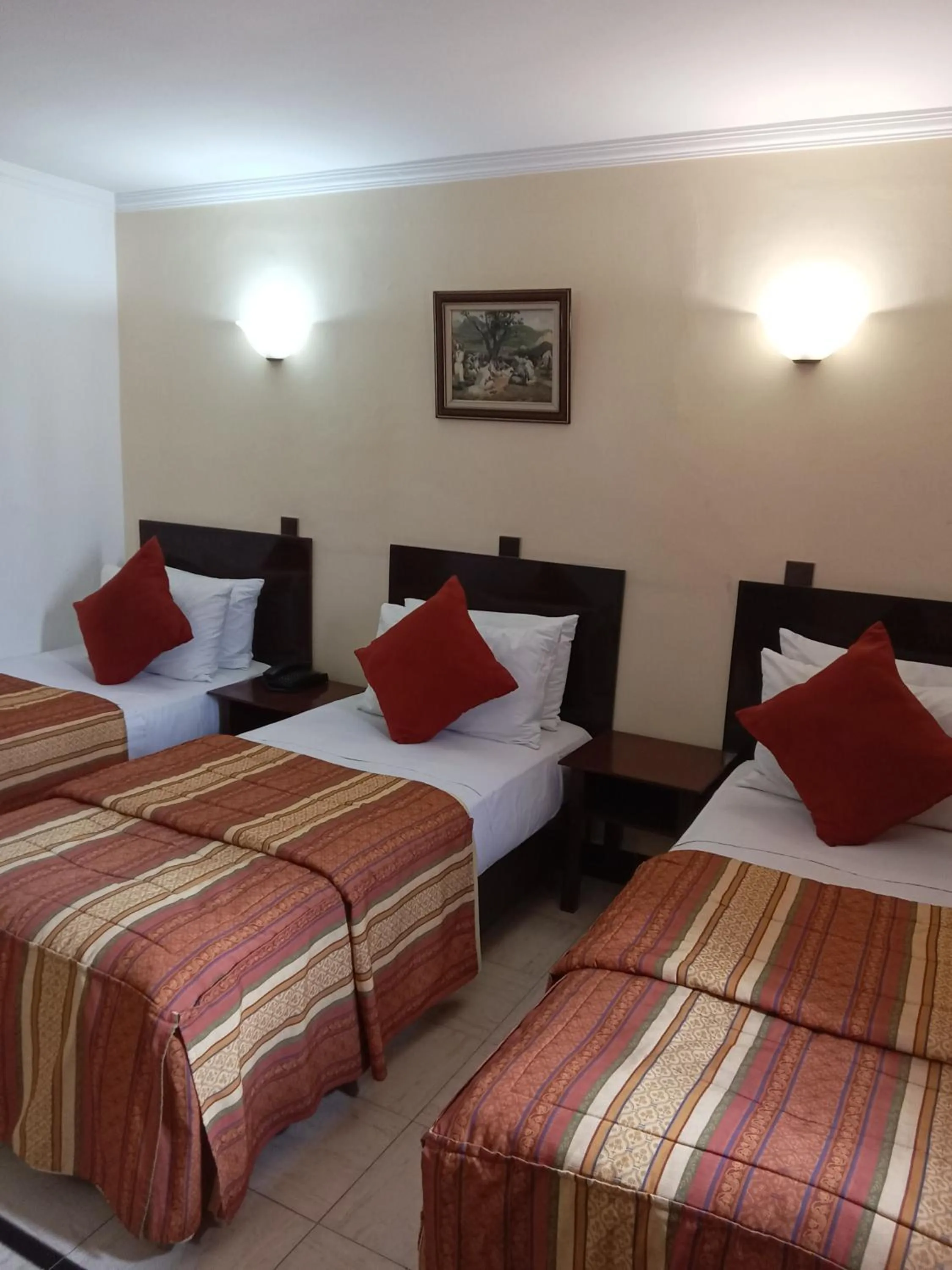 Bed in Hotel Al Kabir