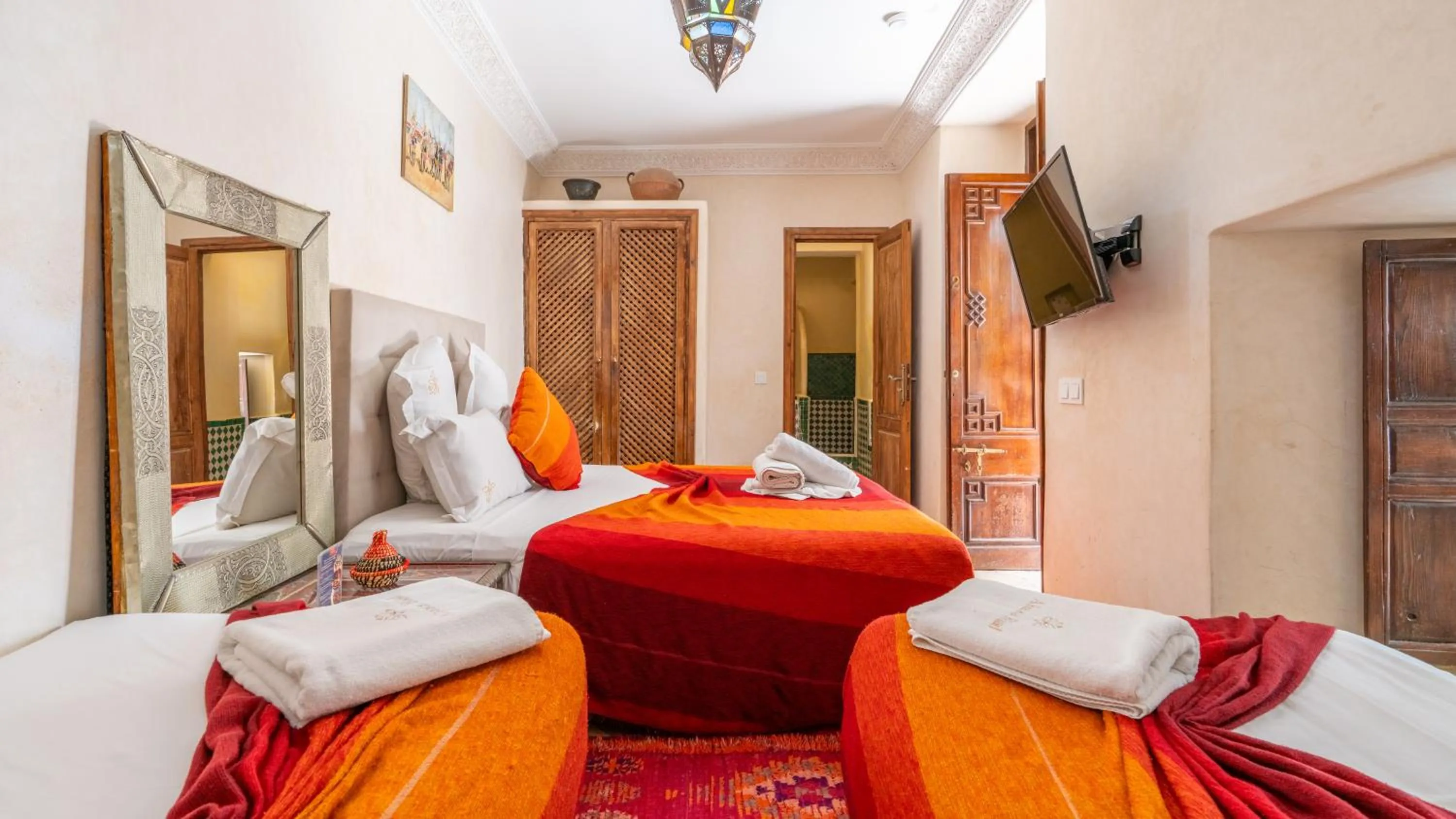 Bed in Riad Abaka hotel & boutique