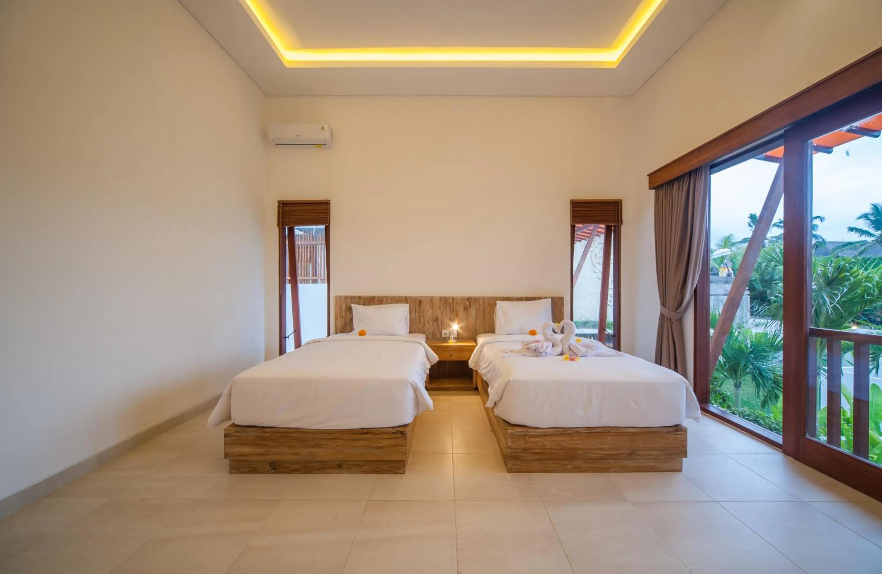 Bed in Villa Ubud Hill