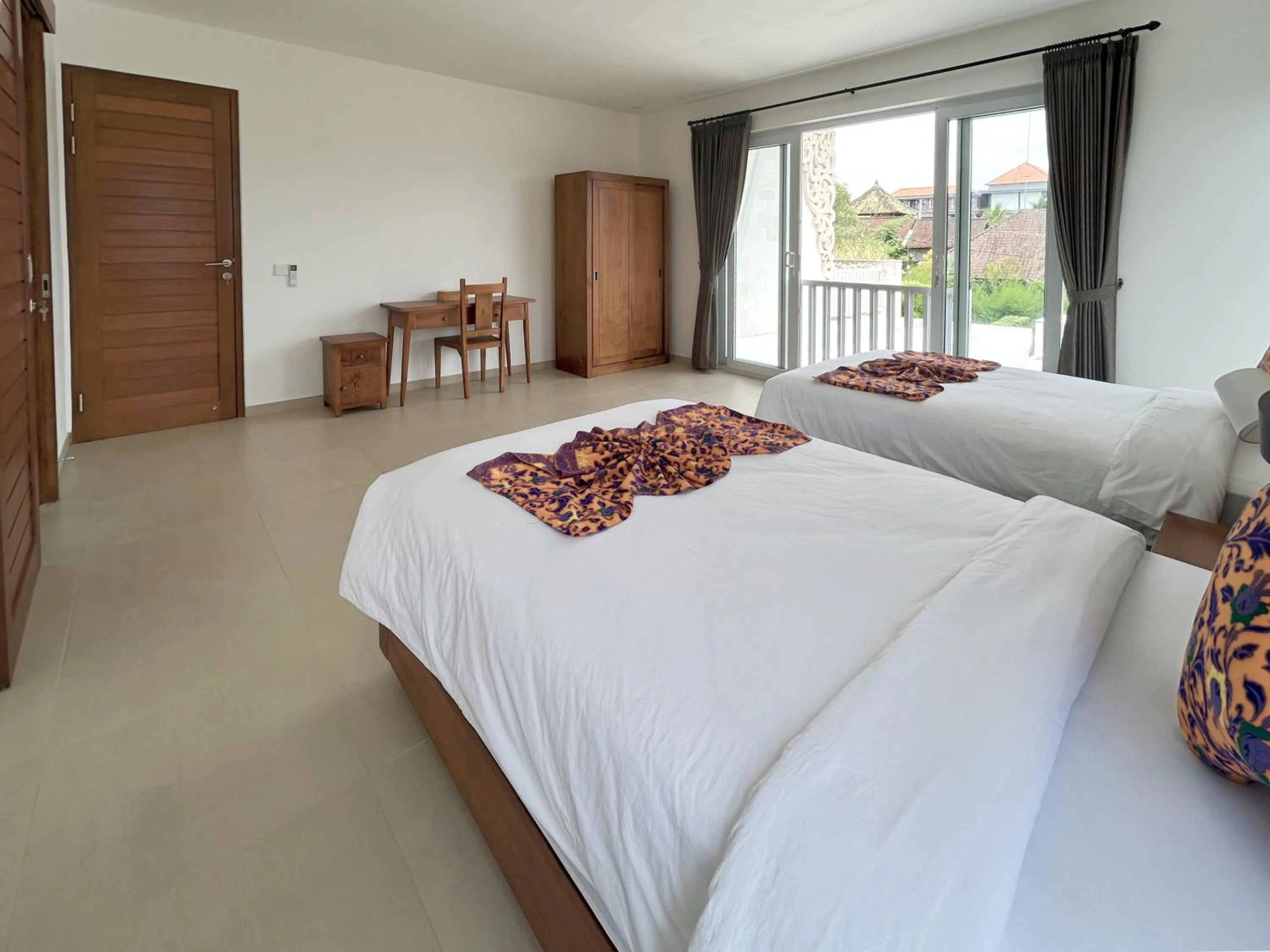 Bed in Villa Ubud Hill