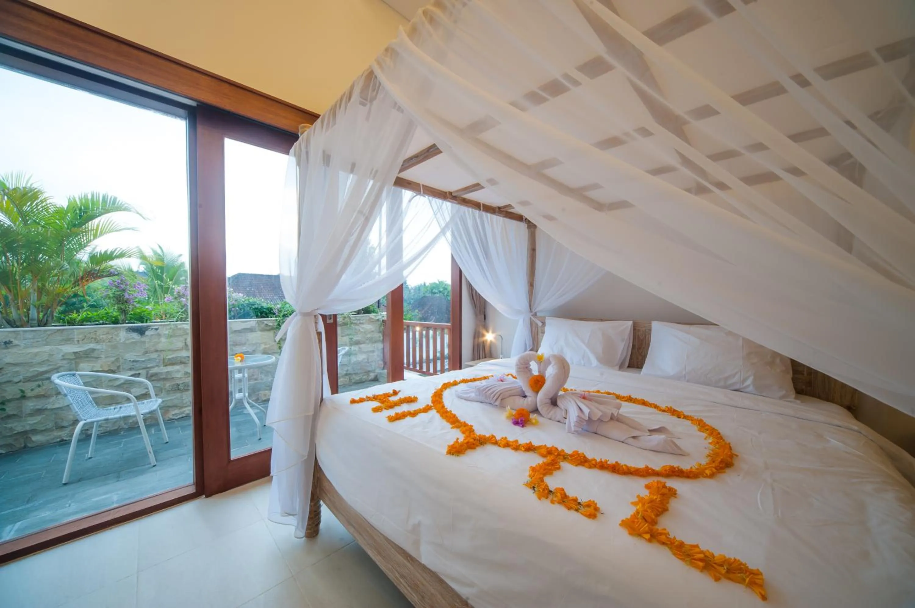 Bedroom, Bed in Villa Ubud Hill