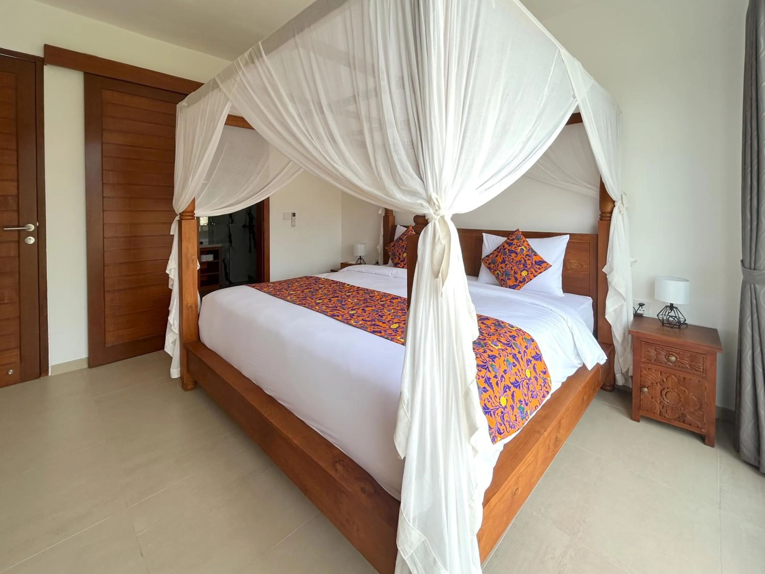 Bed in Villa Ubud Hill