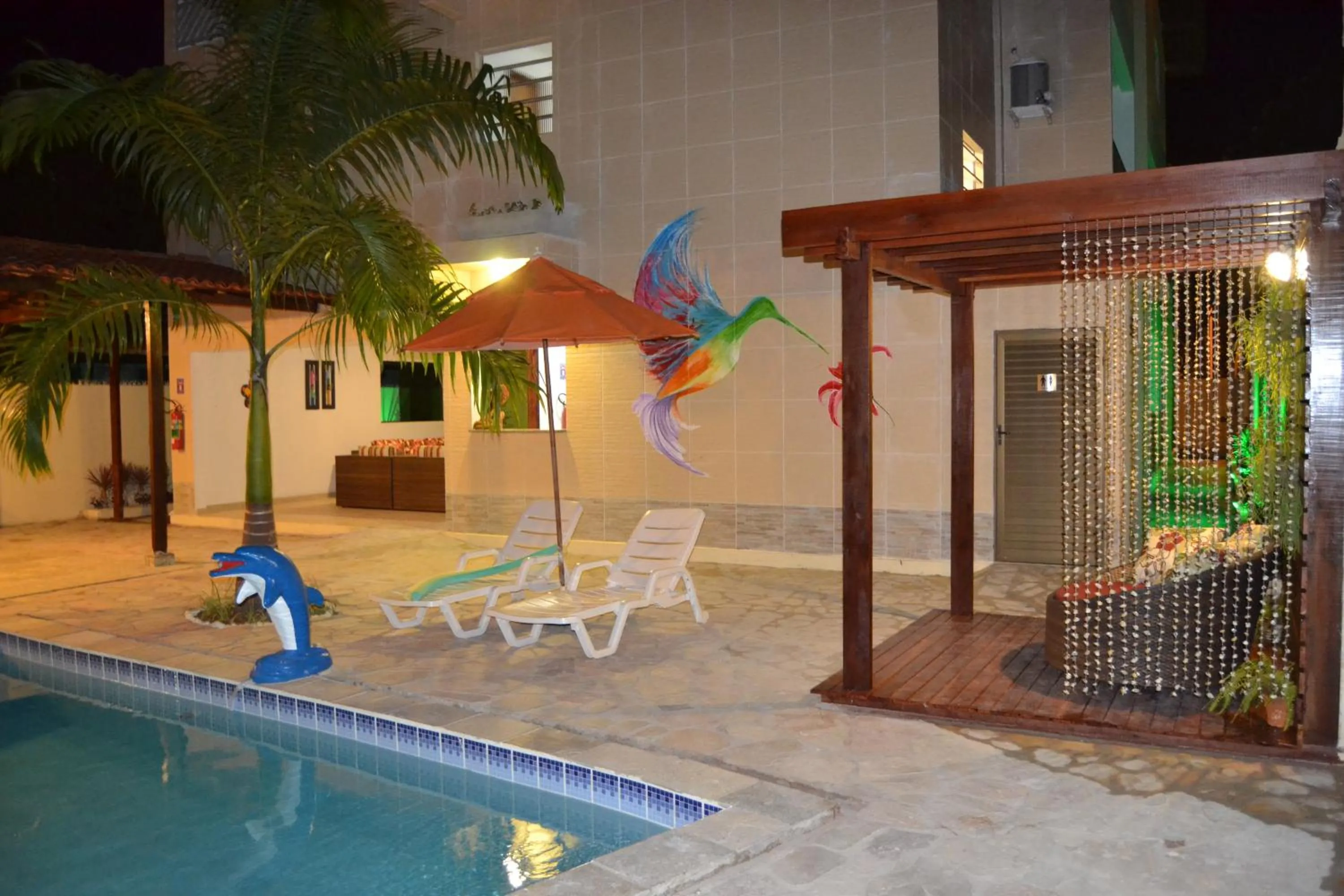 Swimming pool in Pousada Beija Flores