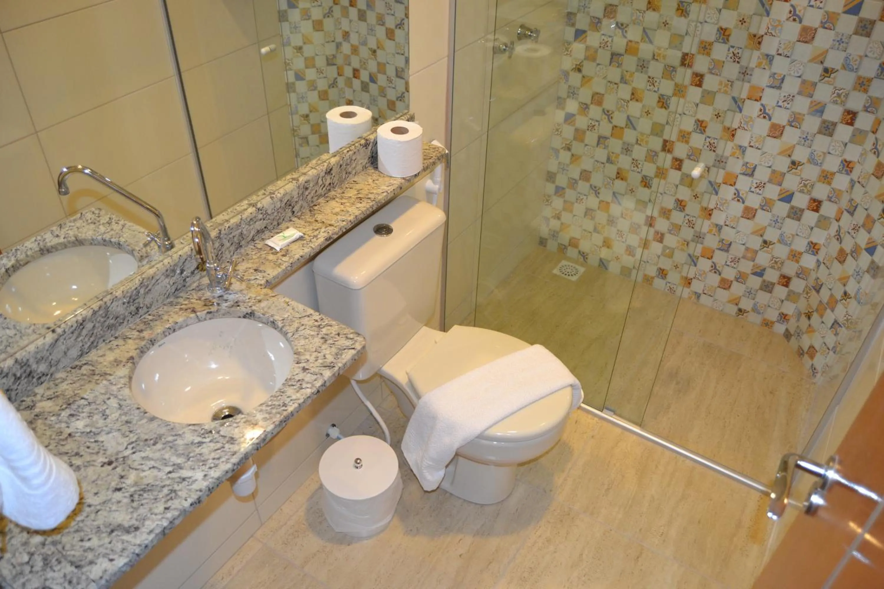 Bathroom in Pousada Beija Flores