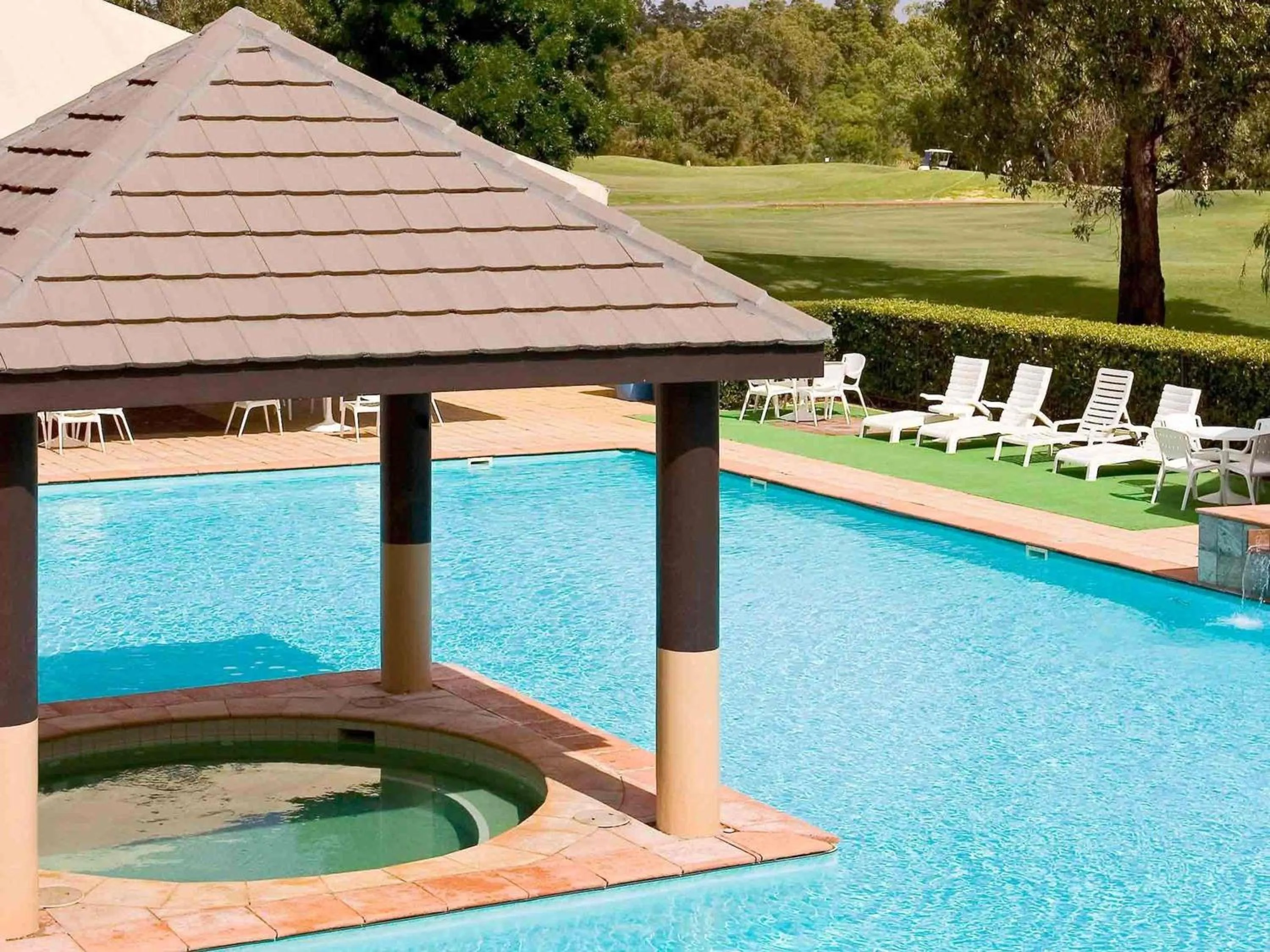 Pool view in Novotel Vines Resort Swan Valley