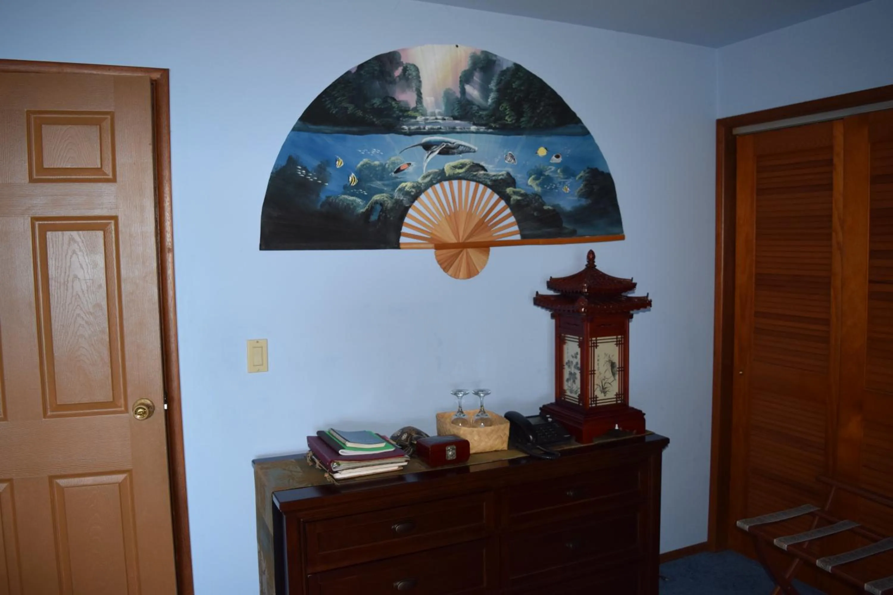 Bed in A Beautiful Edge of the World Bed & Breakfast