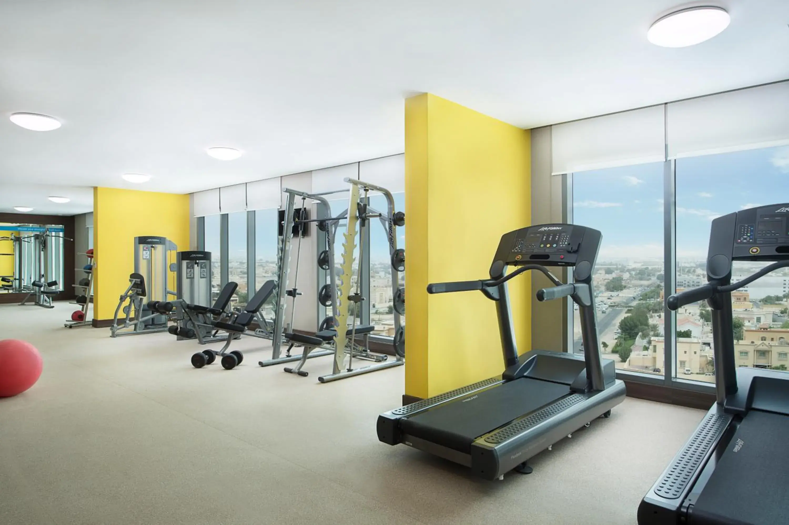 Property building in Hampton By Hilton Dubai Airport Property building in Hampton By Hilton Dubai Airport