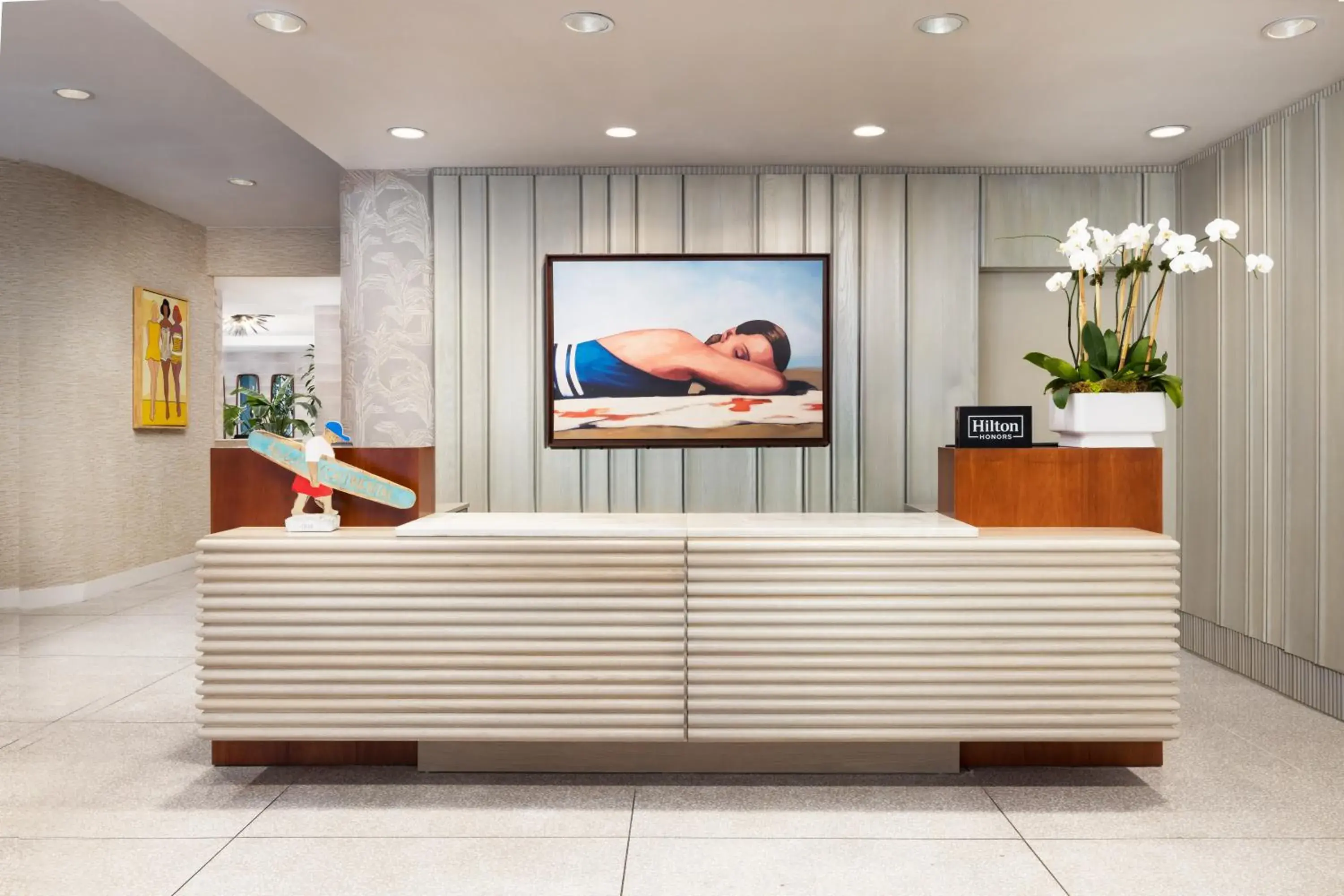 Lobby or reception in Hotel Continental Miami Beach, Tapestry Collection by Hilton Lobby or reception in Hotel Continental Miami Beach, Tapestry Collection by Hilton