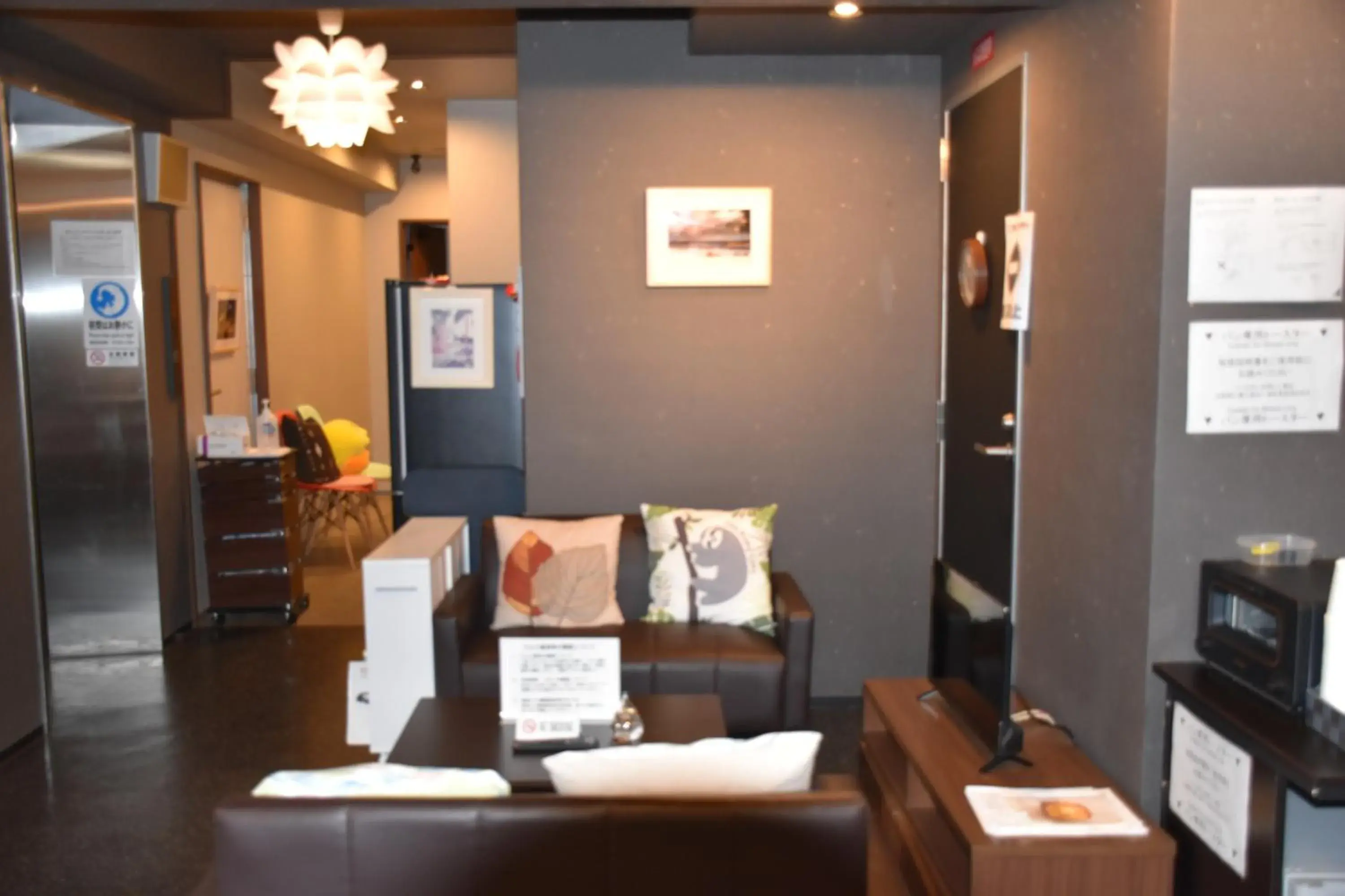 Lobby or reception in Hotel Mikado Lobby or reception in Hotel Mikado