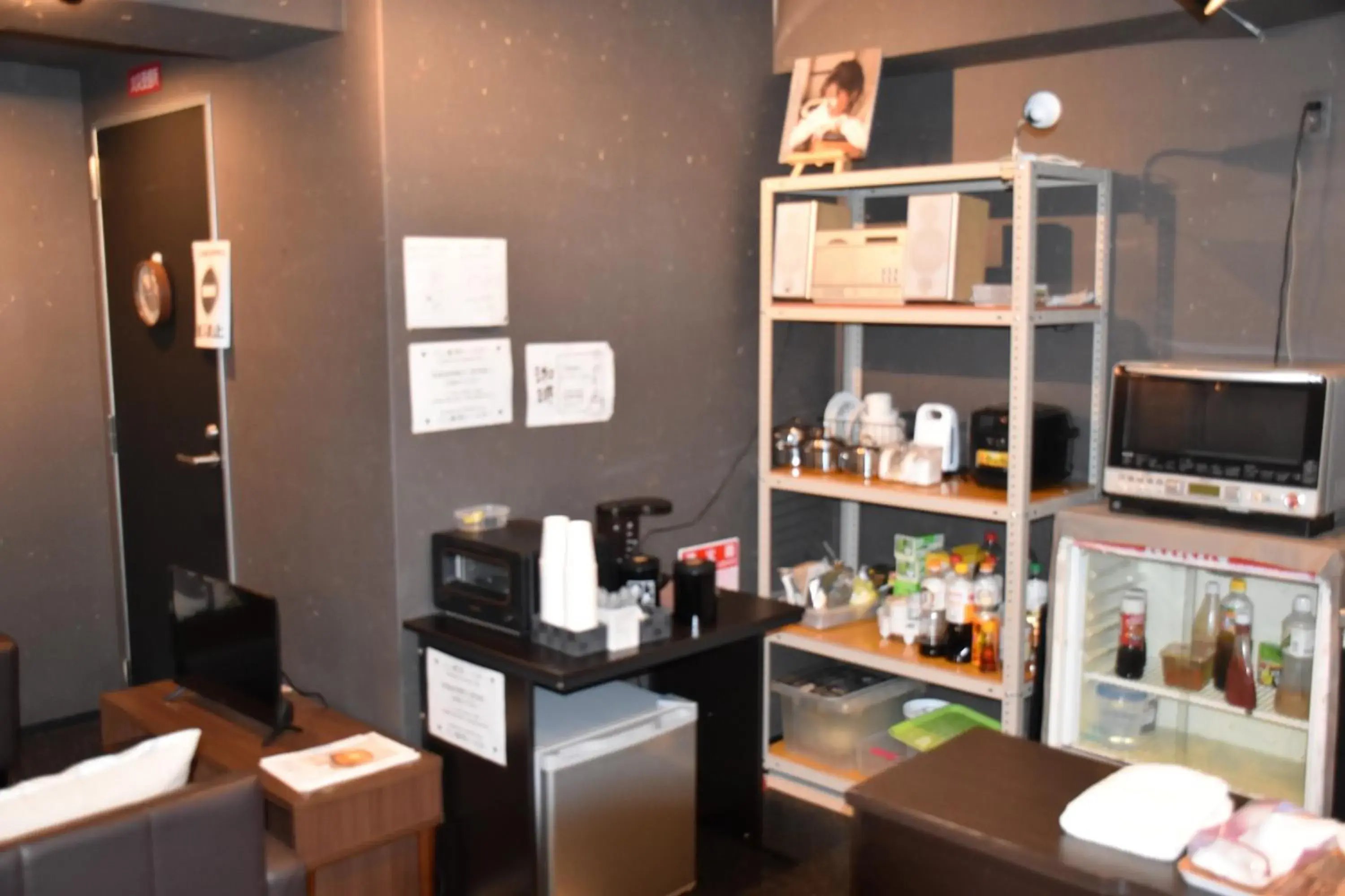 Communal kitchen in Hotel Mikado Communal kitchen in Hotel Mikado