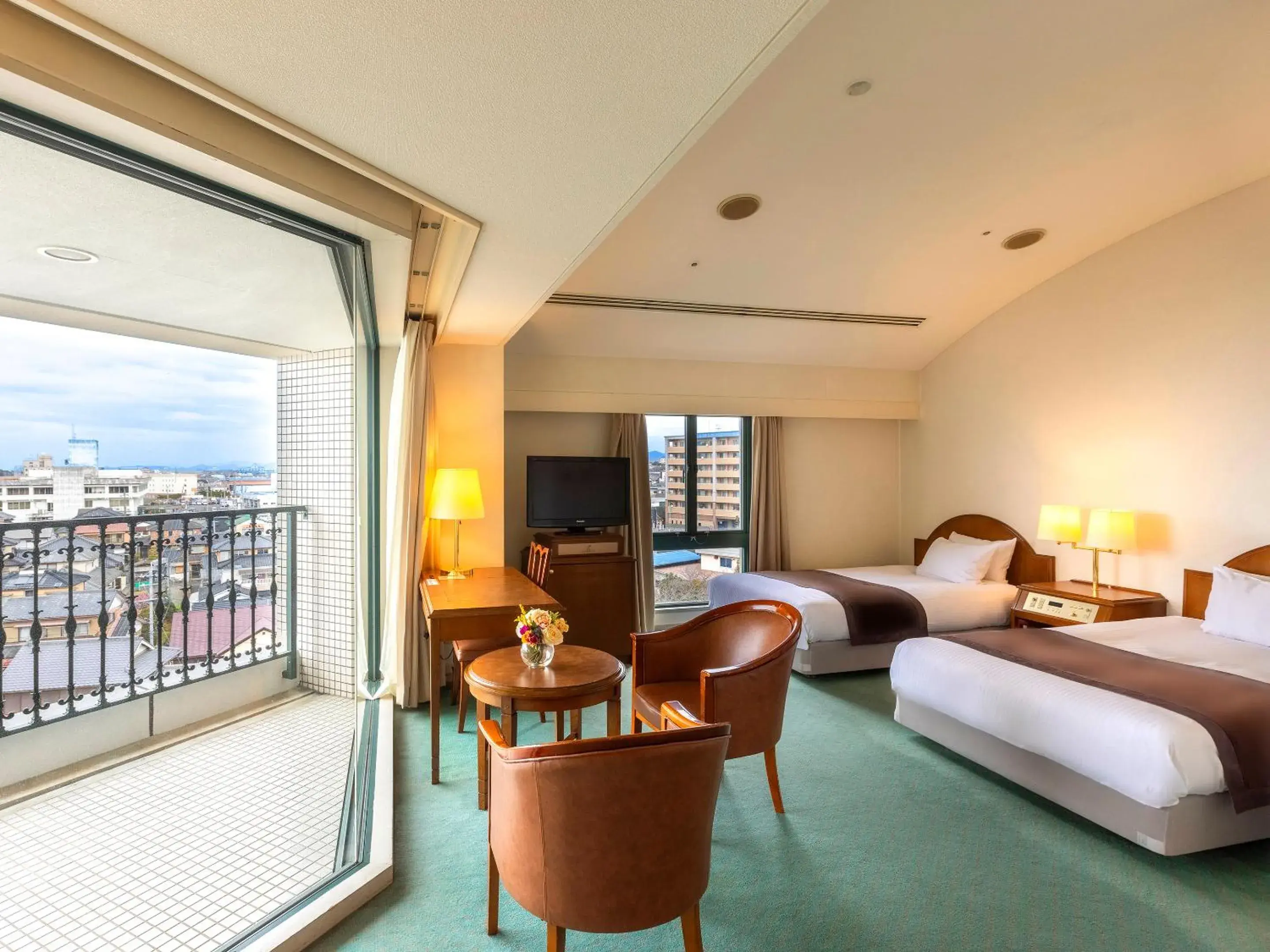 Photo of the whole room, Bed in Nagasaki International Hotel Photo of the whole room, Bed in Nagasaki International Hotel