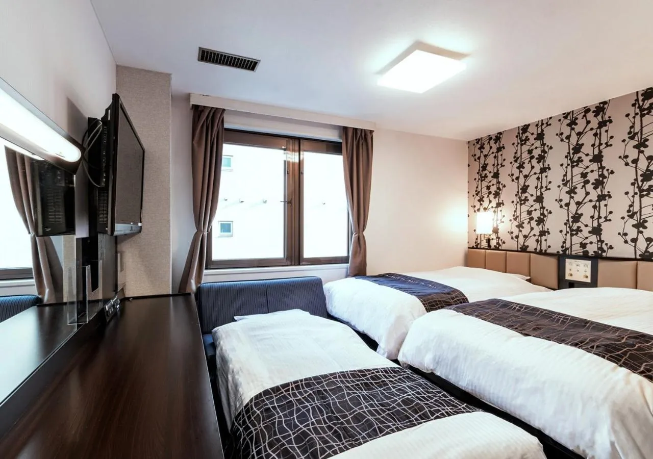 Bed in Apa Hotel Sapporo-Odorikoen