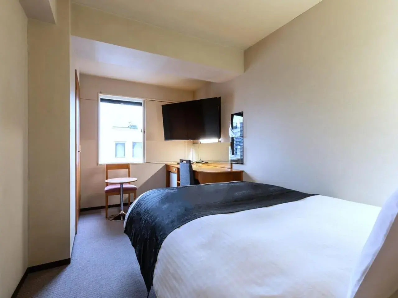 Bed in APA Hotel Sapporo Odori Ekimae Minami Bed in APA Hotel Sapporo Odori Ekimae Minami