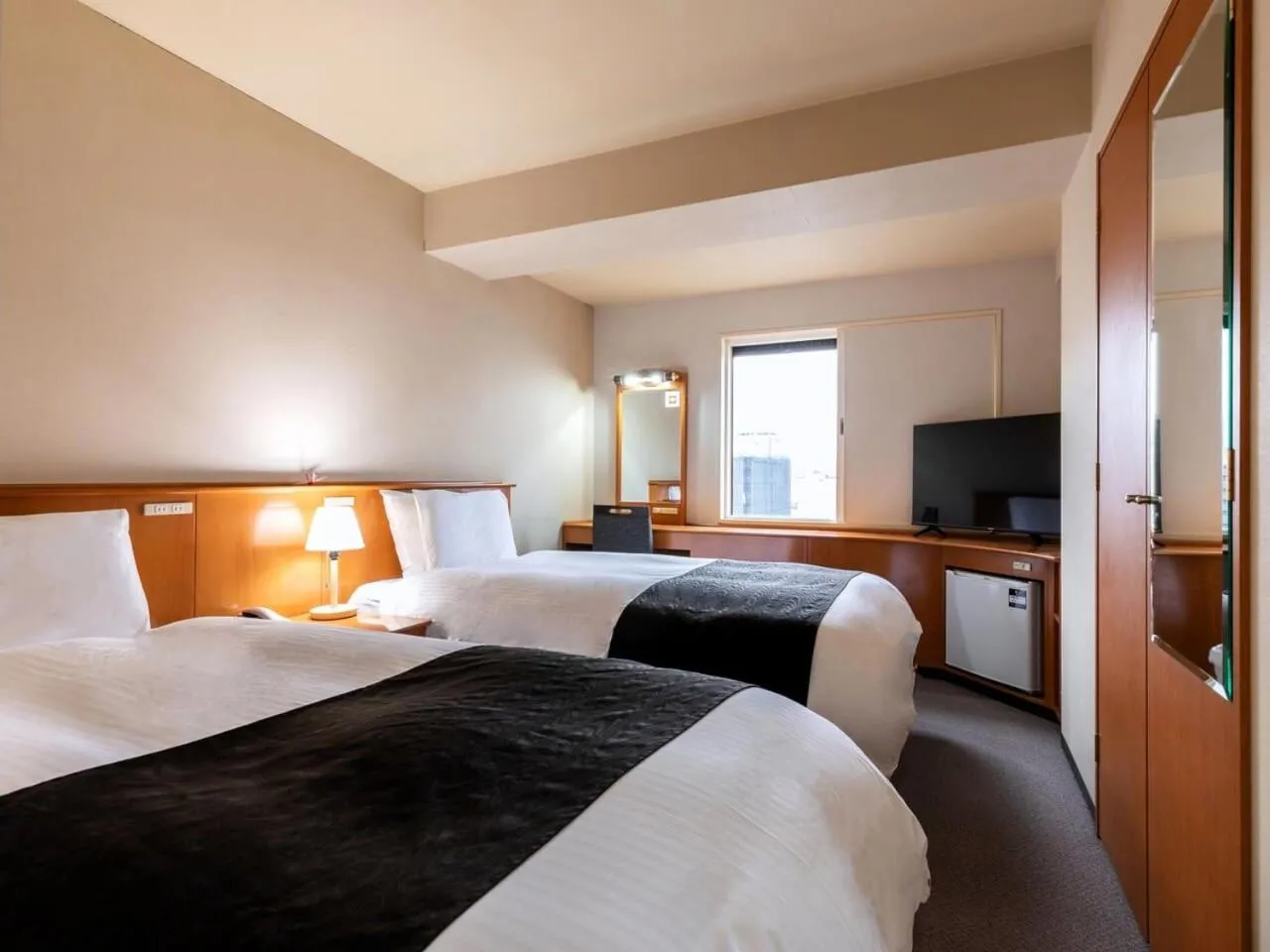 Bed in APA Hotel Sapporo Odori Ekimae Minami