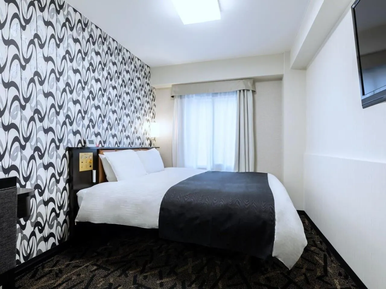 Bed in APA Hotel Sapporo Odori Ekimae Minami