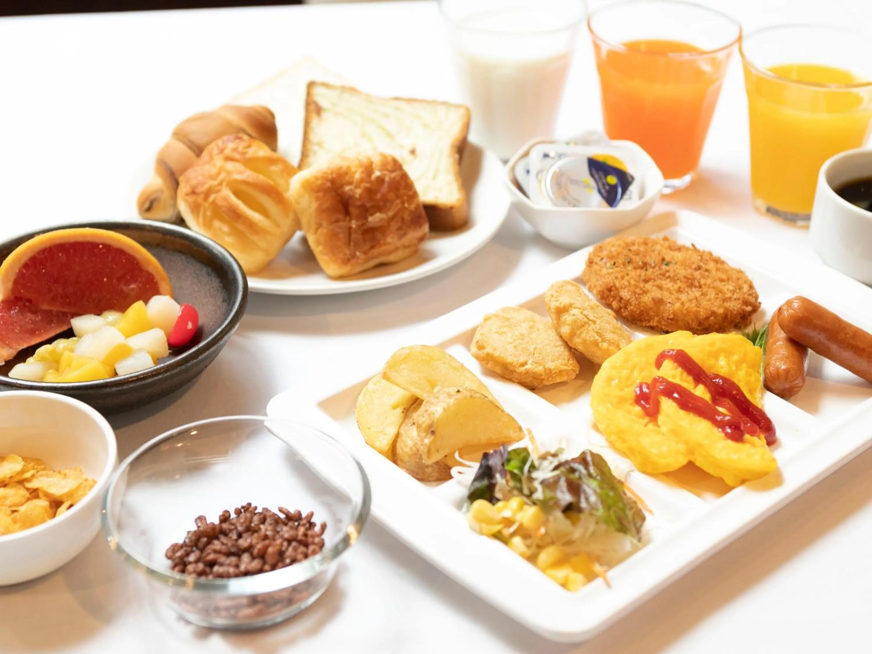 Buffet breakfast in APA Hotel Osaka Tanimachi 4chome Ekimae