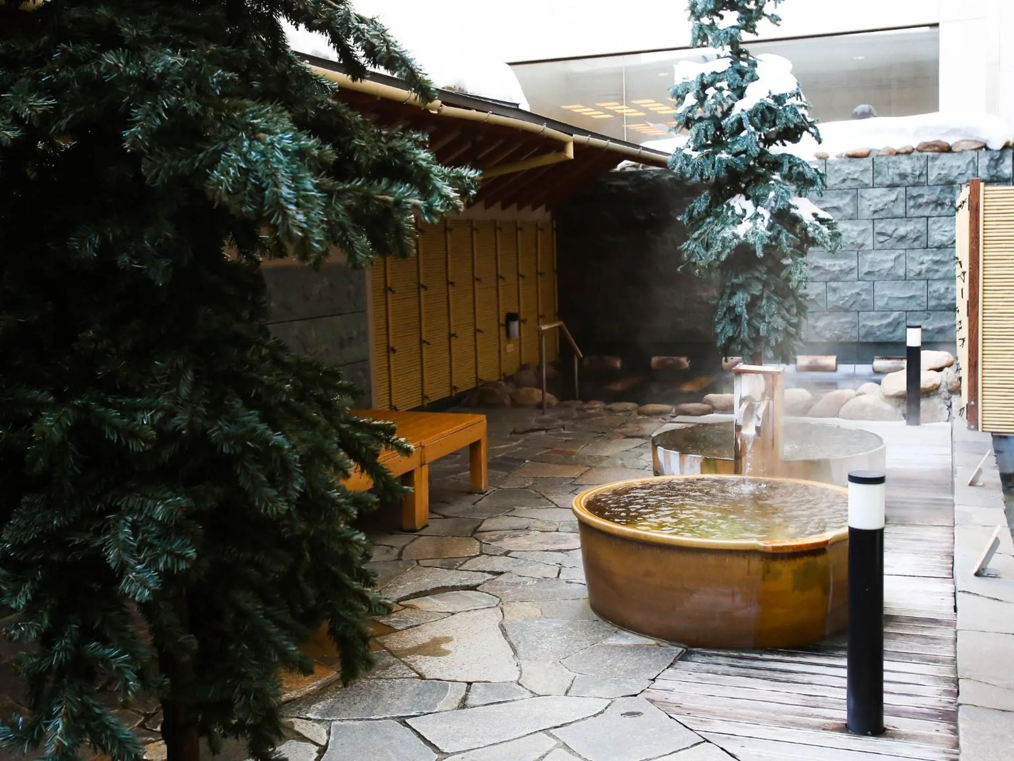 Open Air Bath in APA Hotel & Resort Sapporo