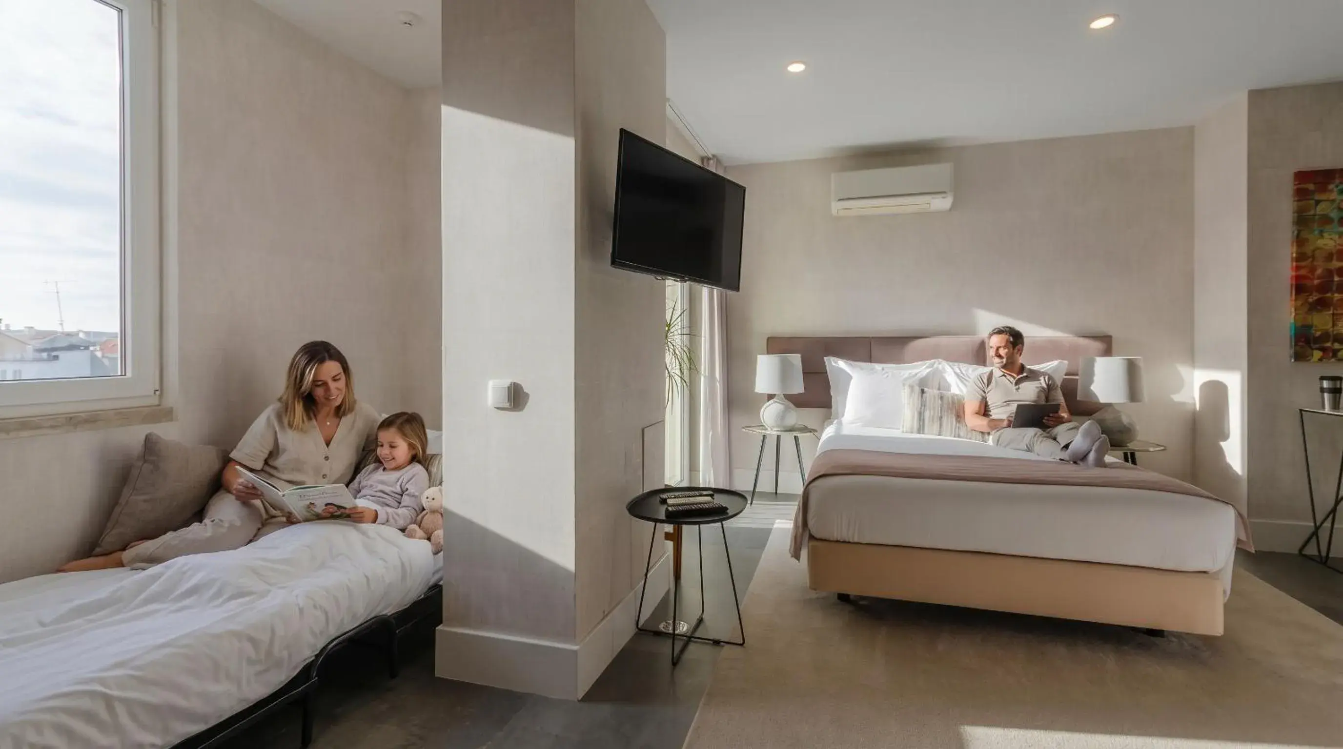 Bed in LX51 Studios & Suites by APT IIN - Lisbon Center Bed in LX51 Studios & Suites by APT IIN - Lisbon Center