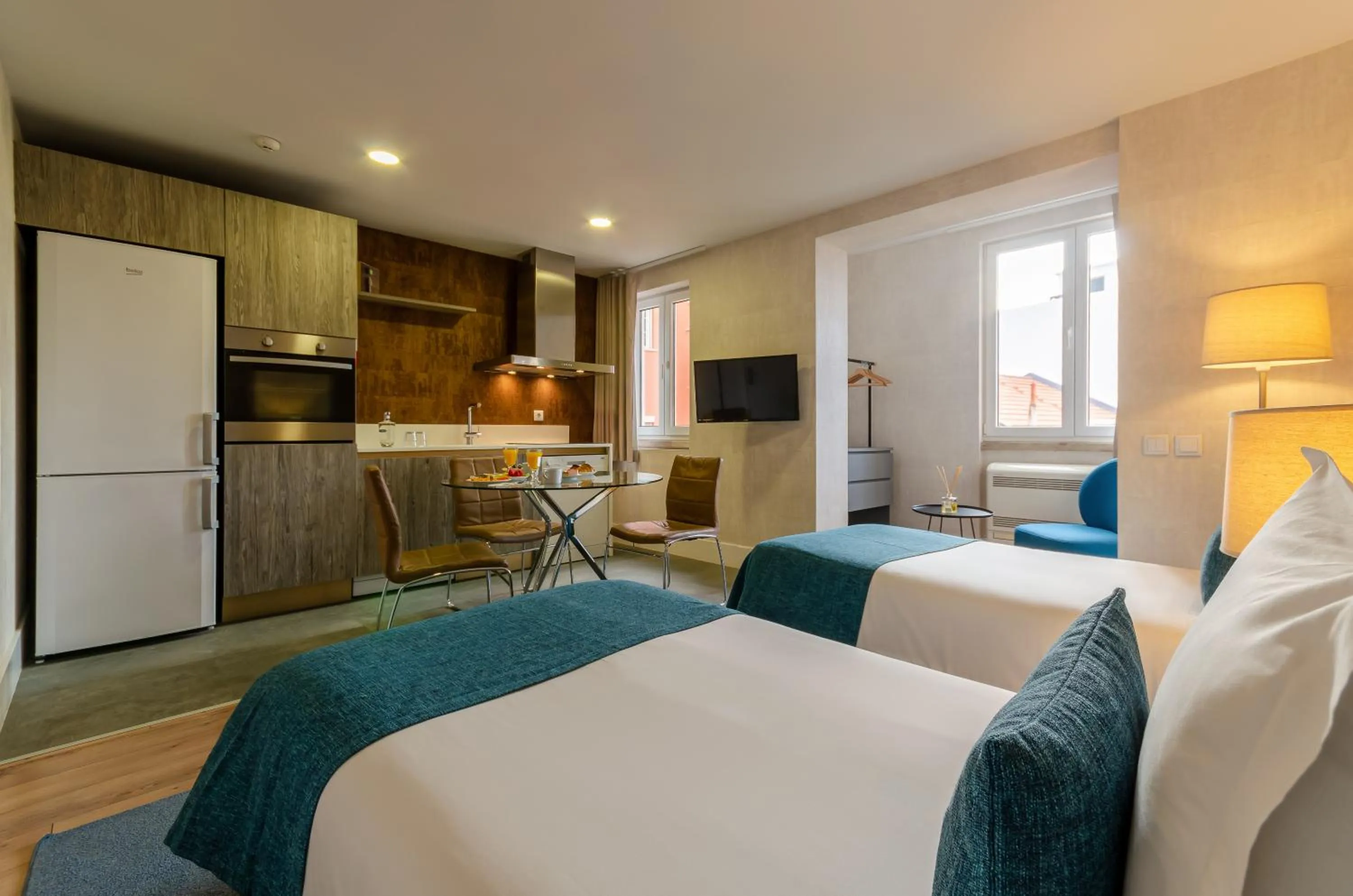 Bed in LX51 Studios & Suites by APT IIN - Lisbon Center