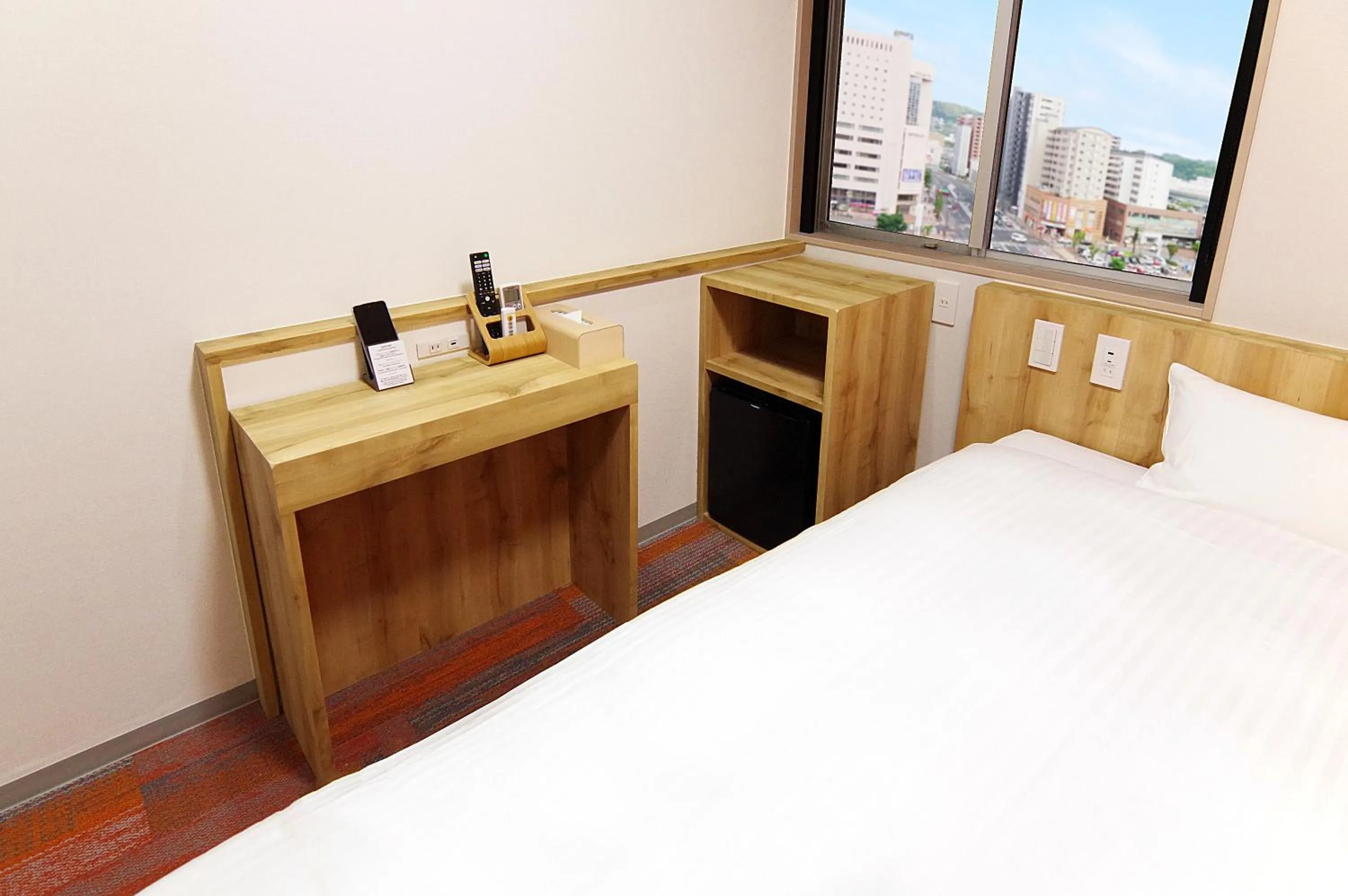 furniture, Bed in Sasebo Green Hotel
