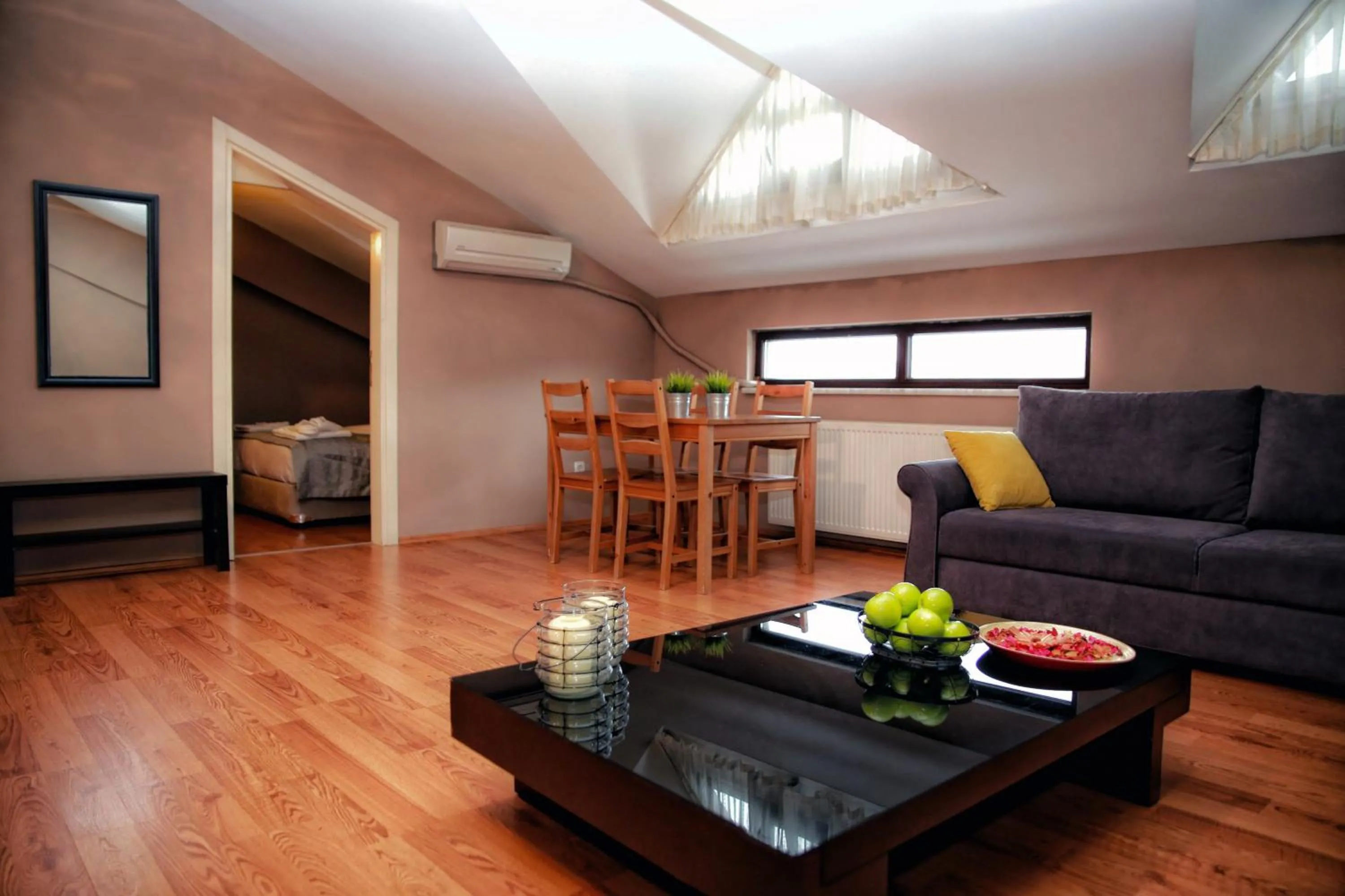 Living room in Akin Suites