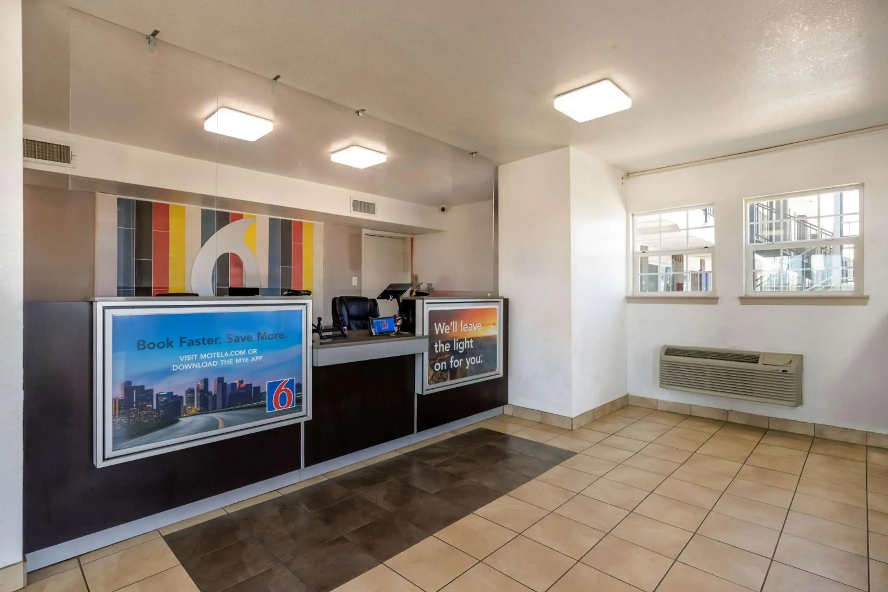 Lobby or reception in Studio 6 Fort Worth, TX - Stockyards East Lobby or reception in Studio 6 Fort Worth, TX - Stockyards East