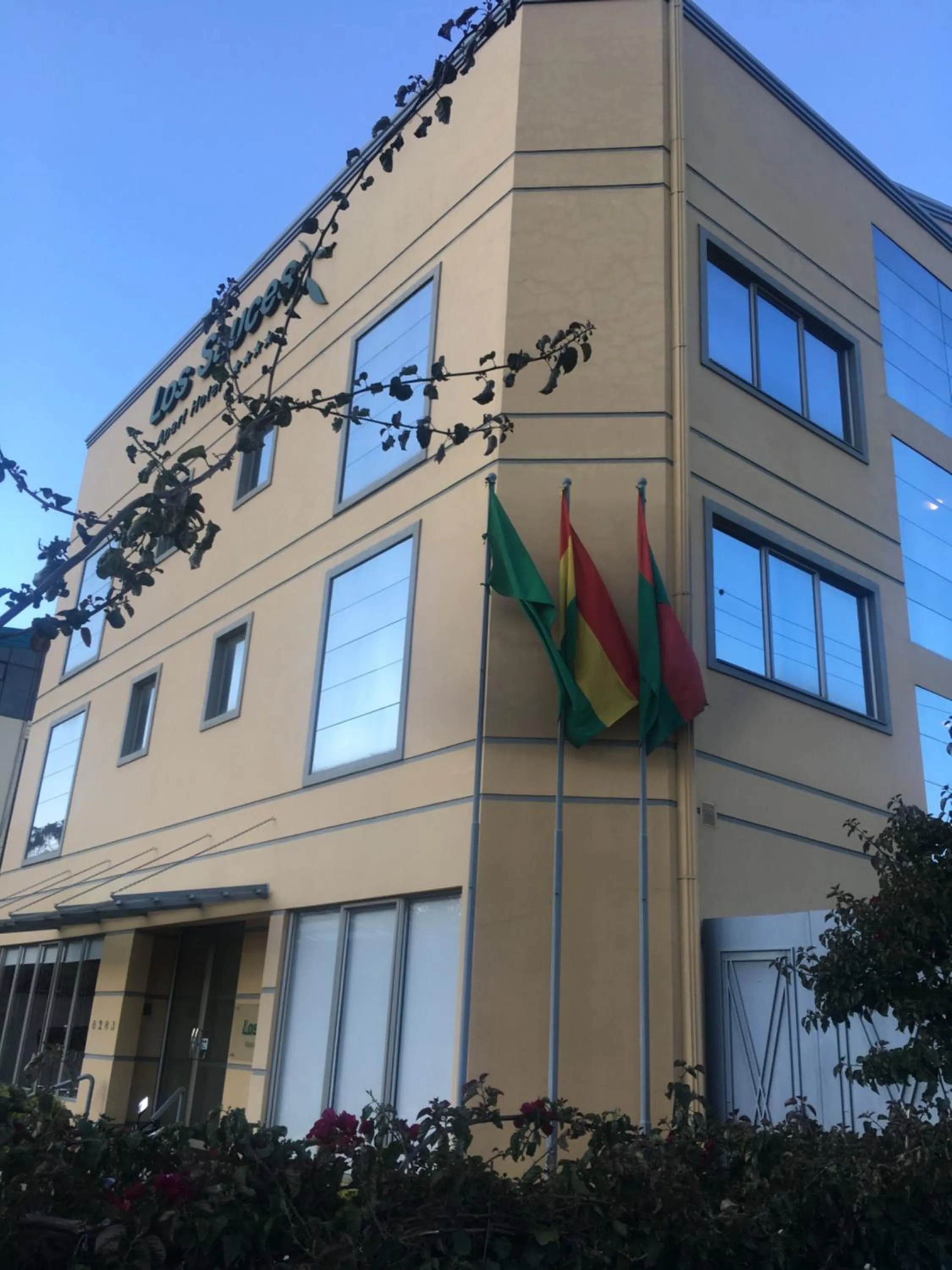 Facade/entrance in Los Sauces Apart Hotel