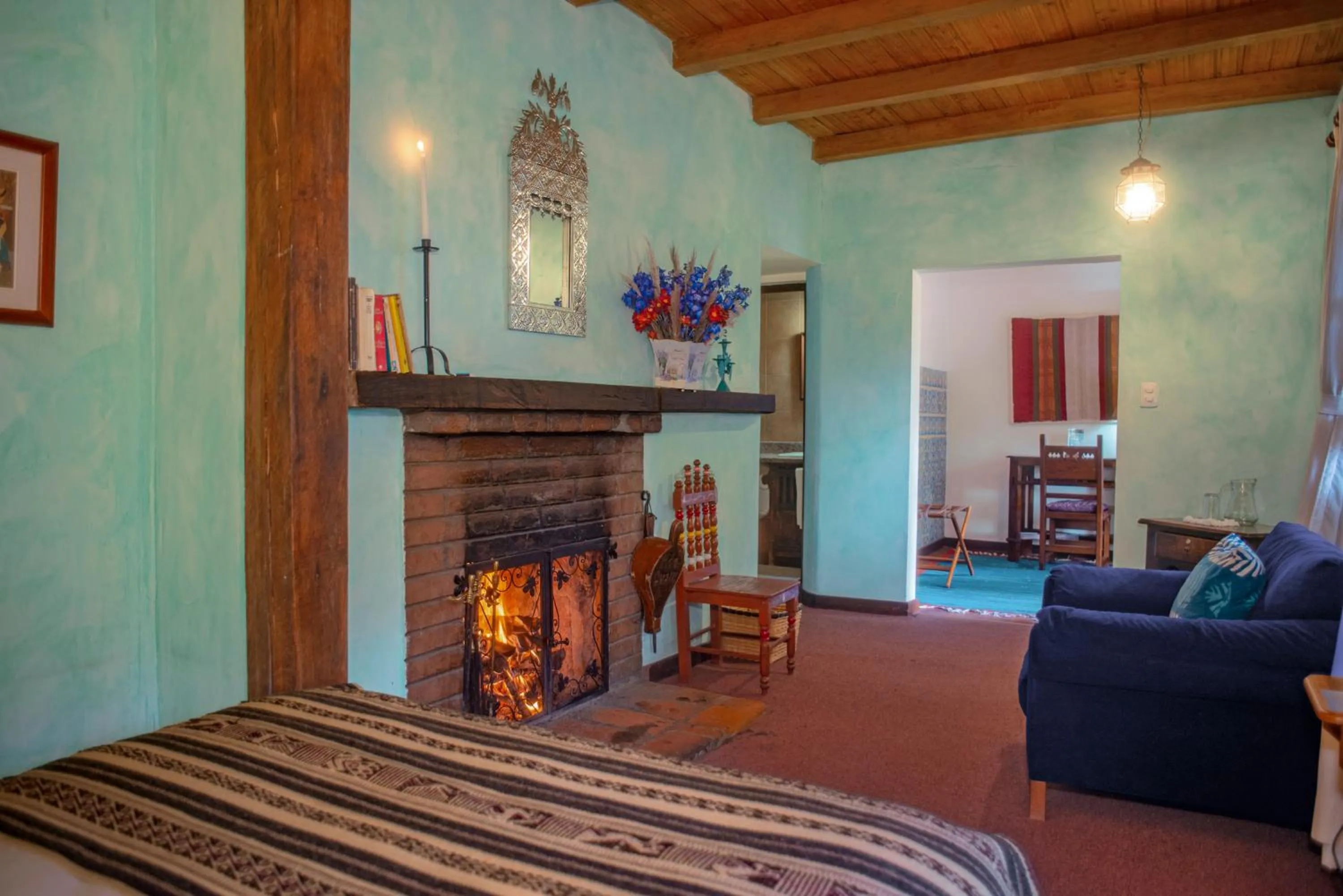 Bed in Hacienda Cusin