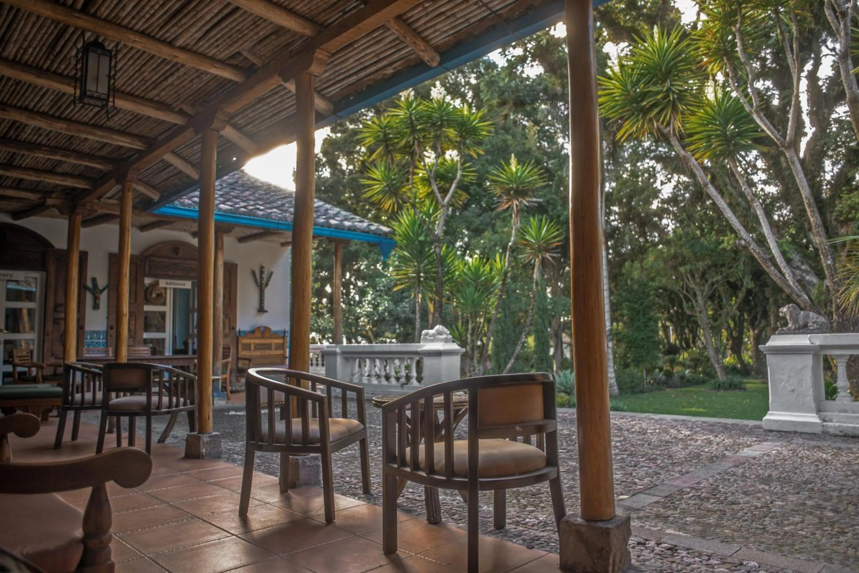 Garden in Hacienda Cusin