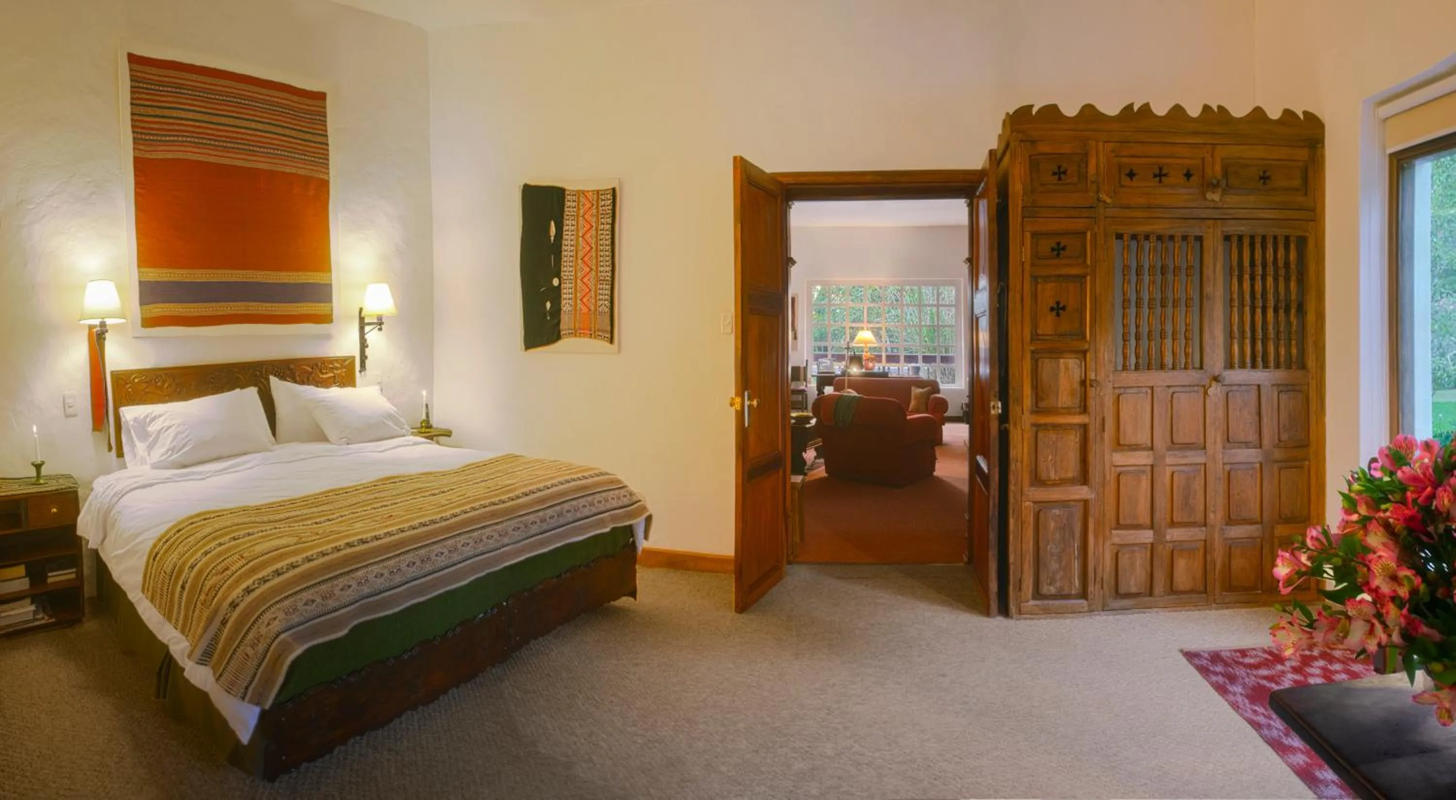 Bed in Hacienda Cusin