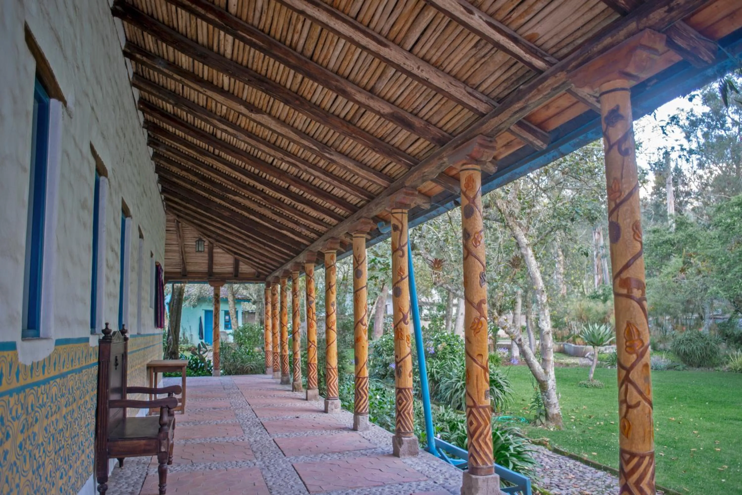 Garden in Hacienda Cusin