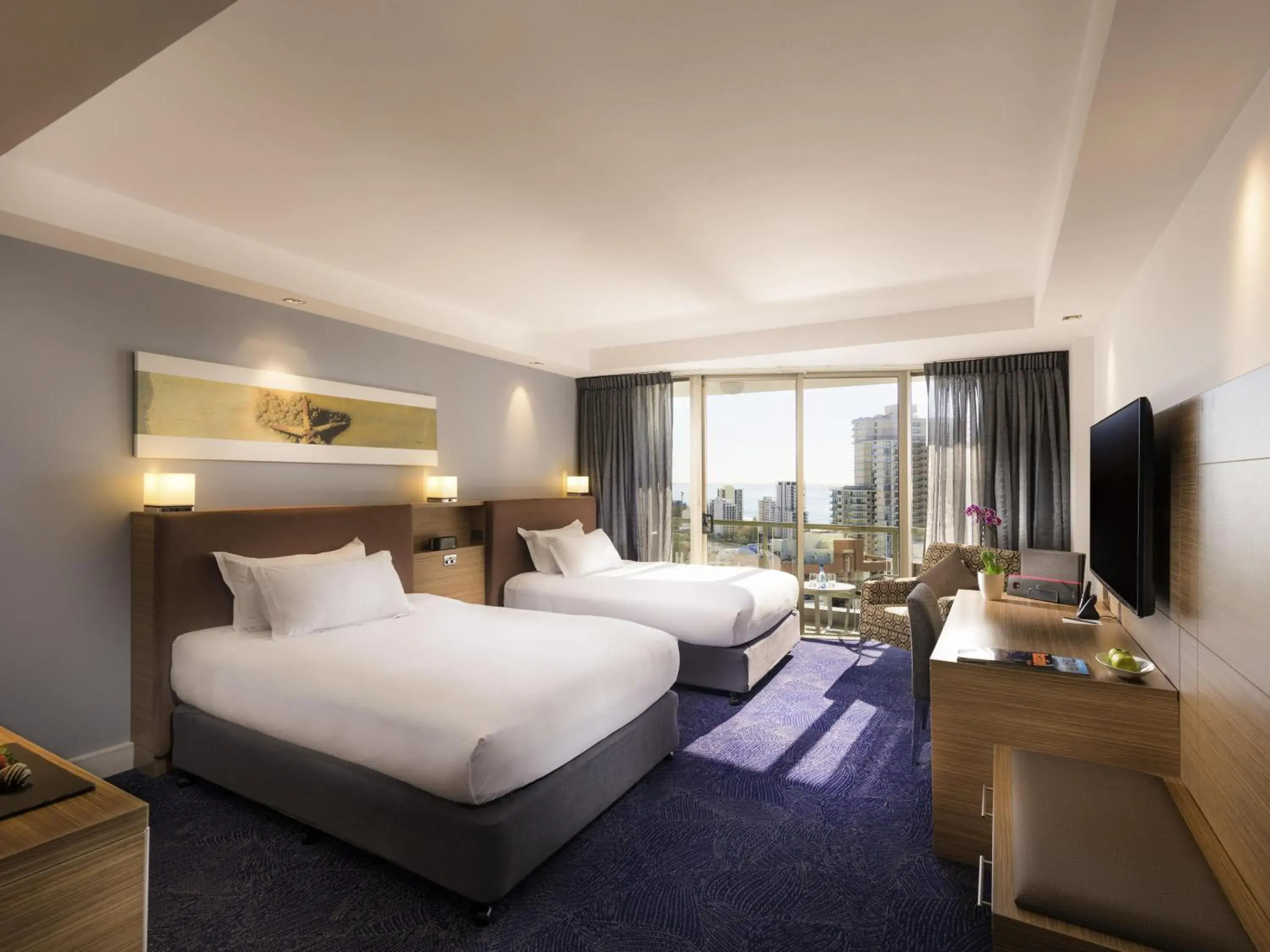 Bedroom, Bed in Sofitel Gold Coast Broadbeach Bedroom, Bed in Sofitel Gold Coast Broadbeach