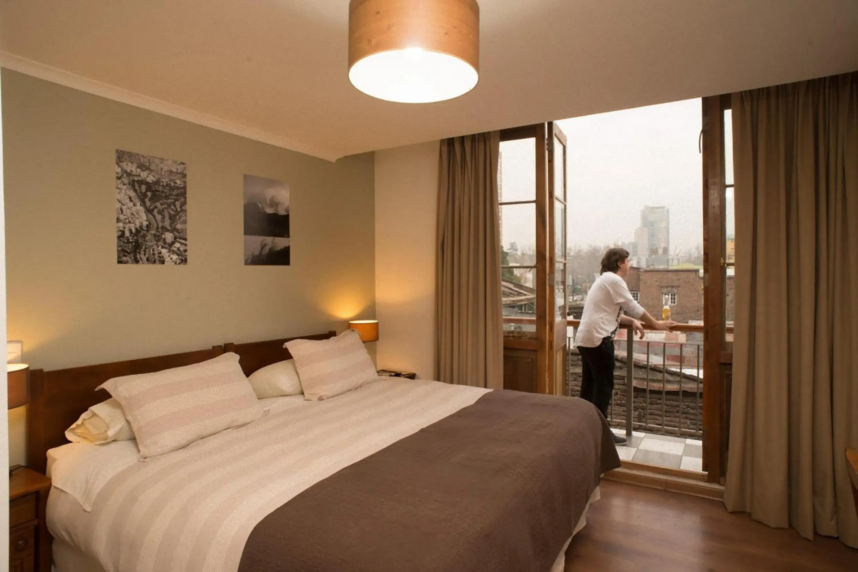 Bed in Hotel Loreto Bed in Hotel Loreto