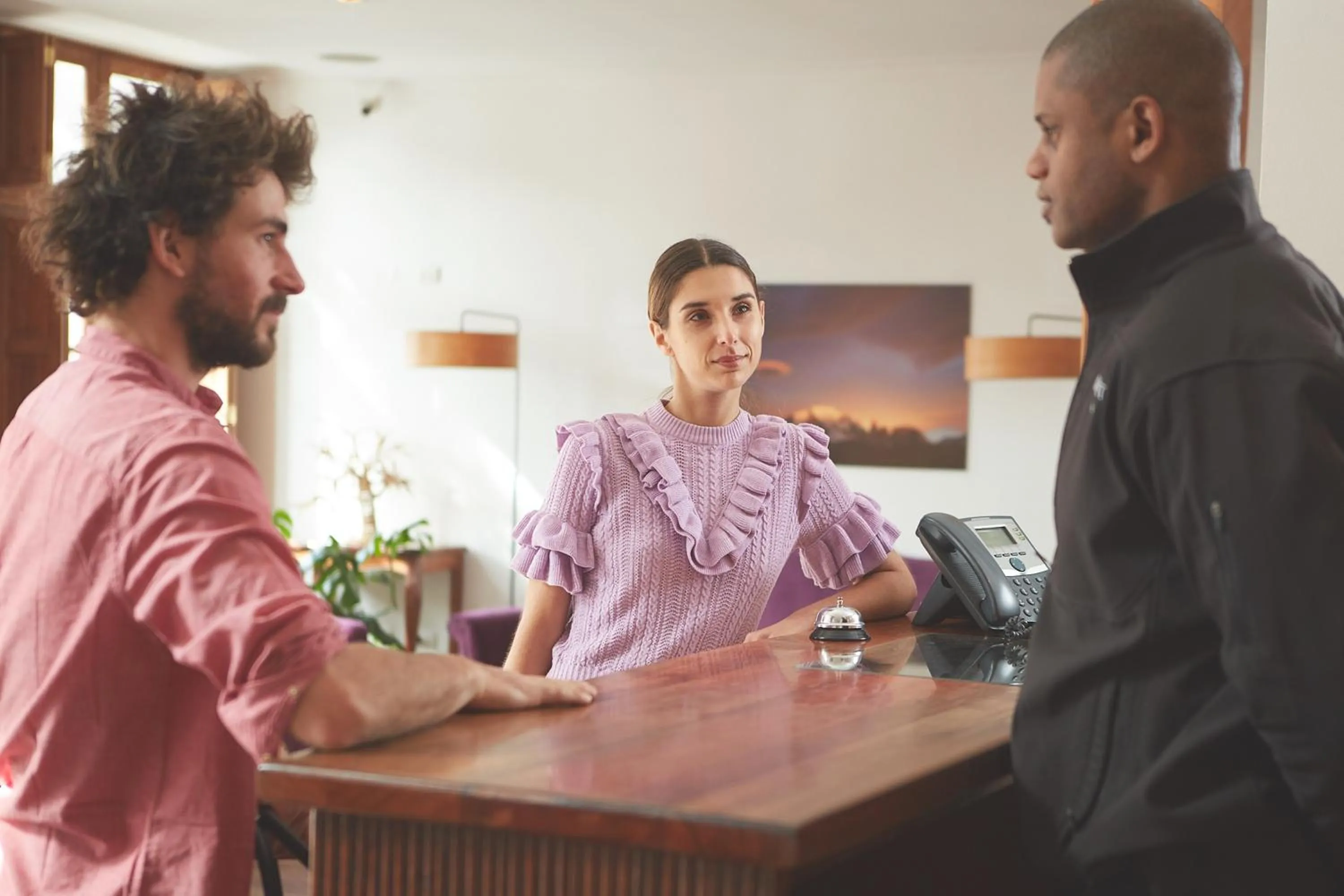 Lobby or reception in Hotel Loreto