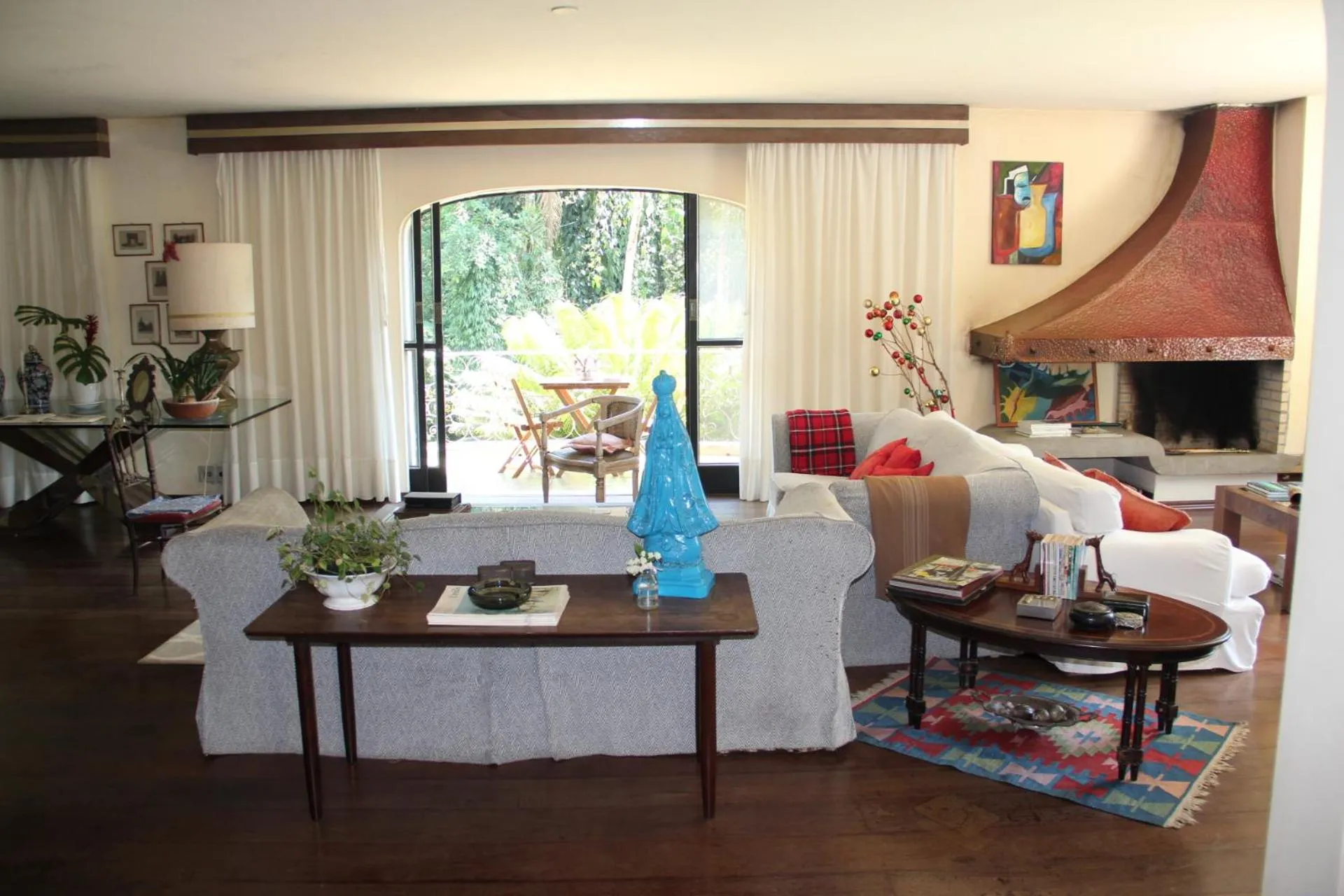 Living room in Pousada Sitio Araribá