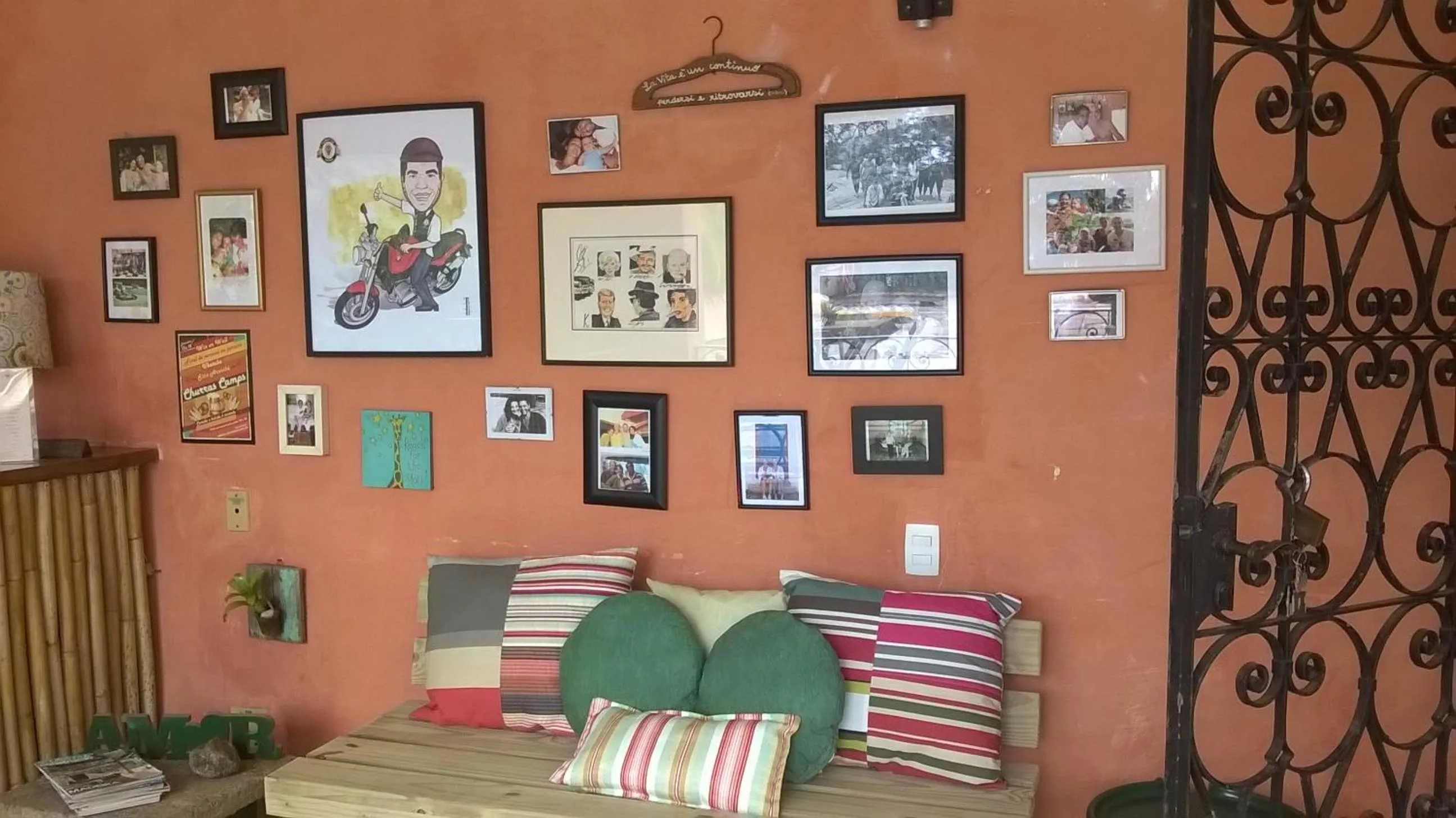 Seating area in Pousada Sitio Araribá