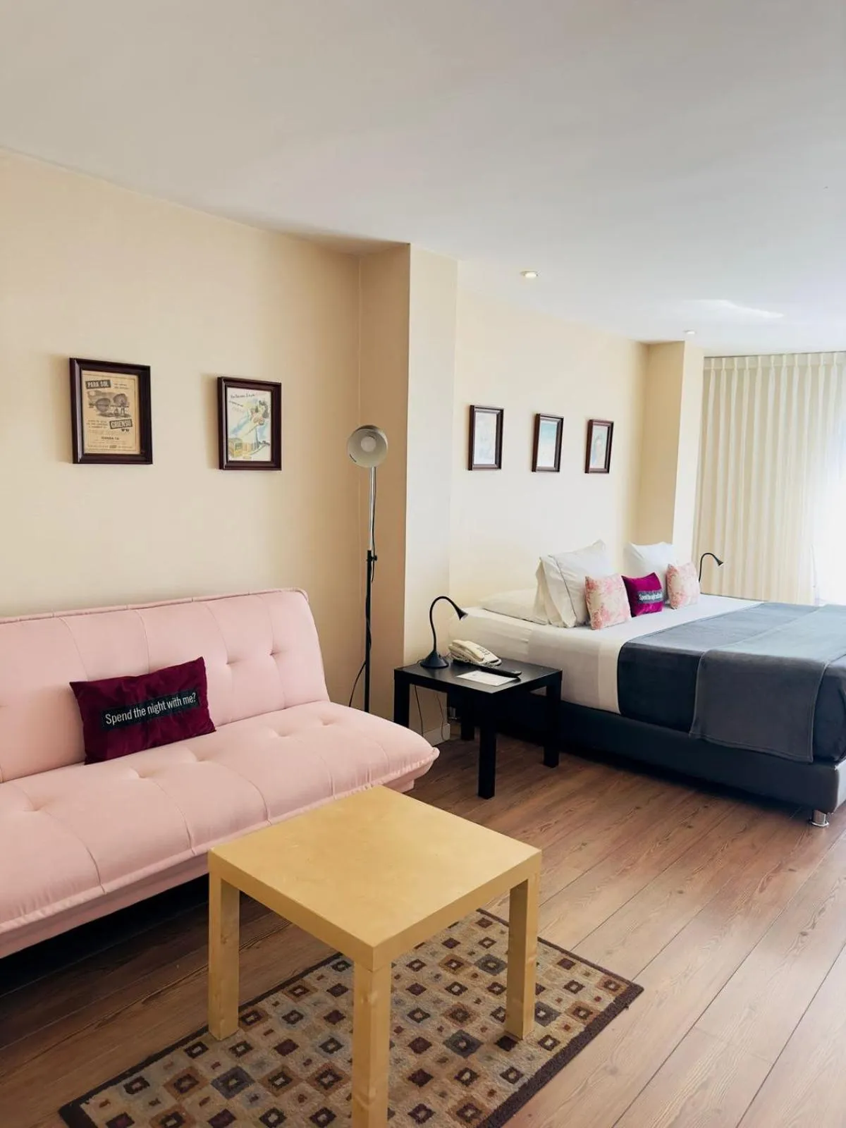 Bedroom, Bed in Hotel Living 55