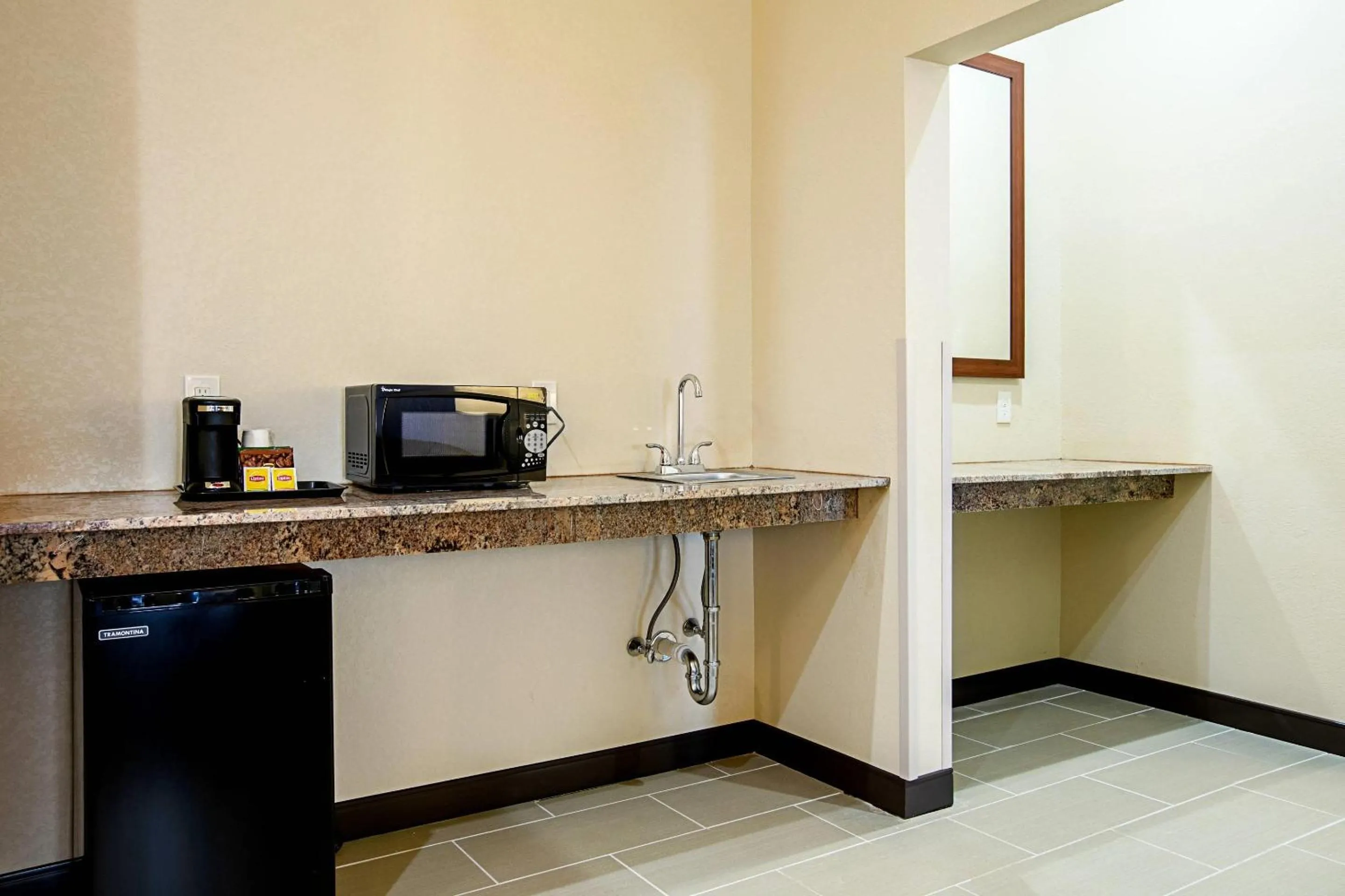 Bedroom in Comfort Suites Fishkill near Interstate 84