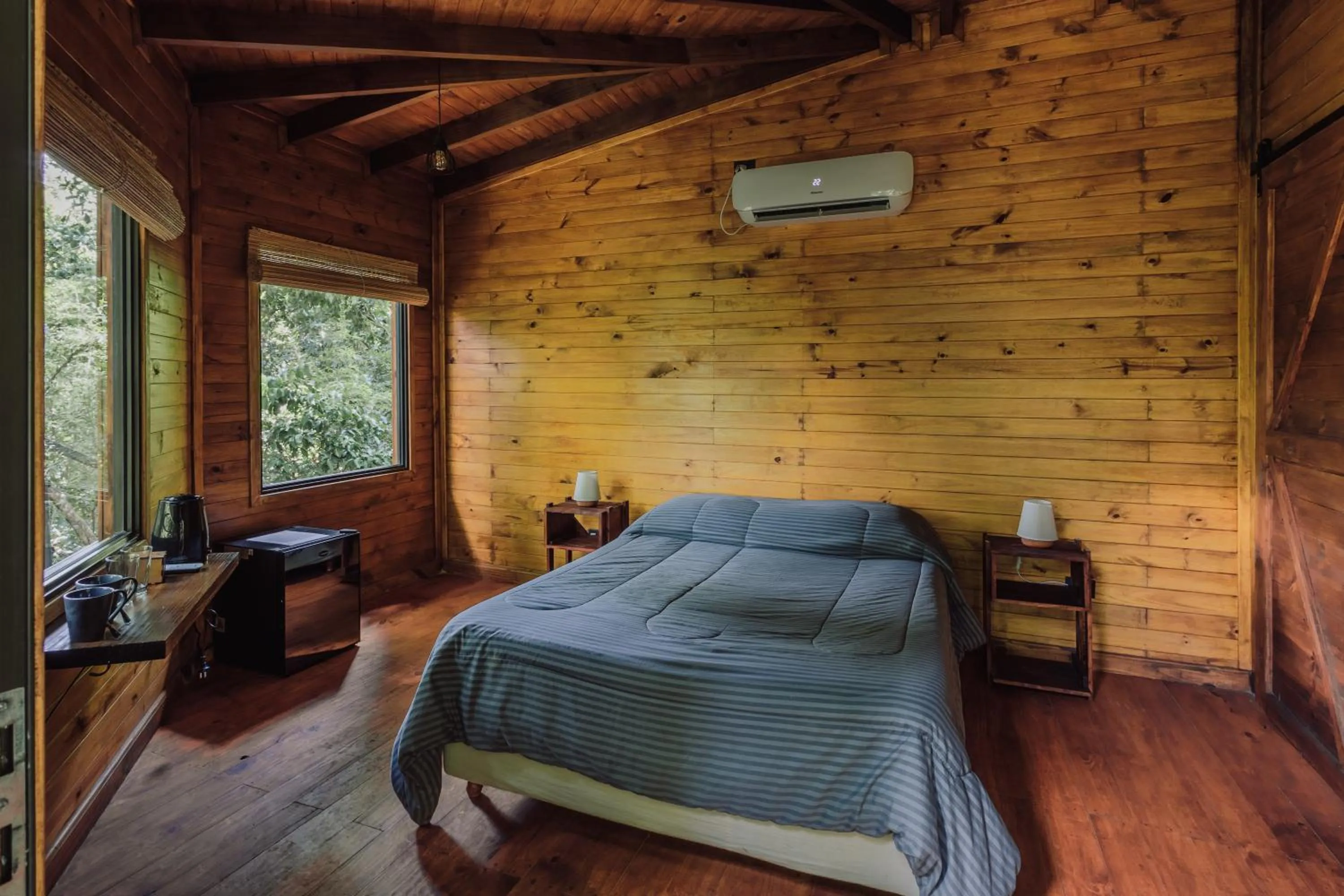 Bed in Tierra Guaraní Lodge