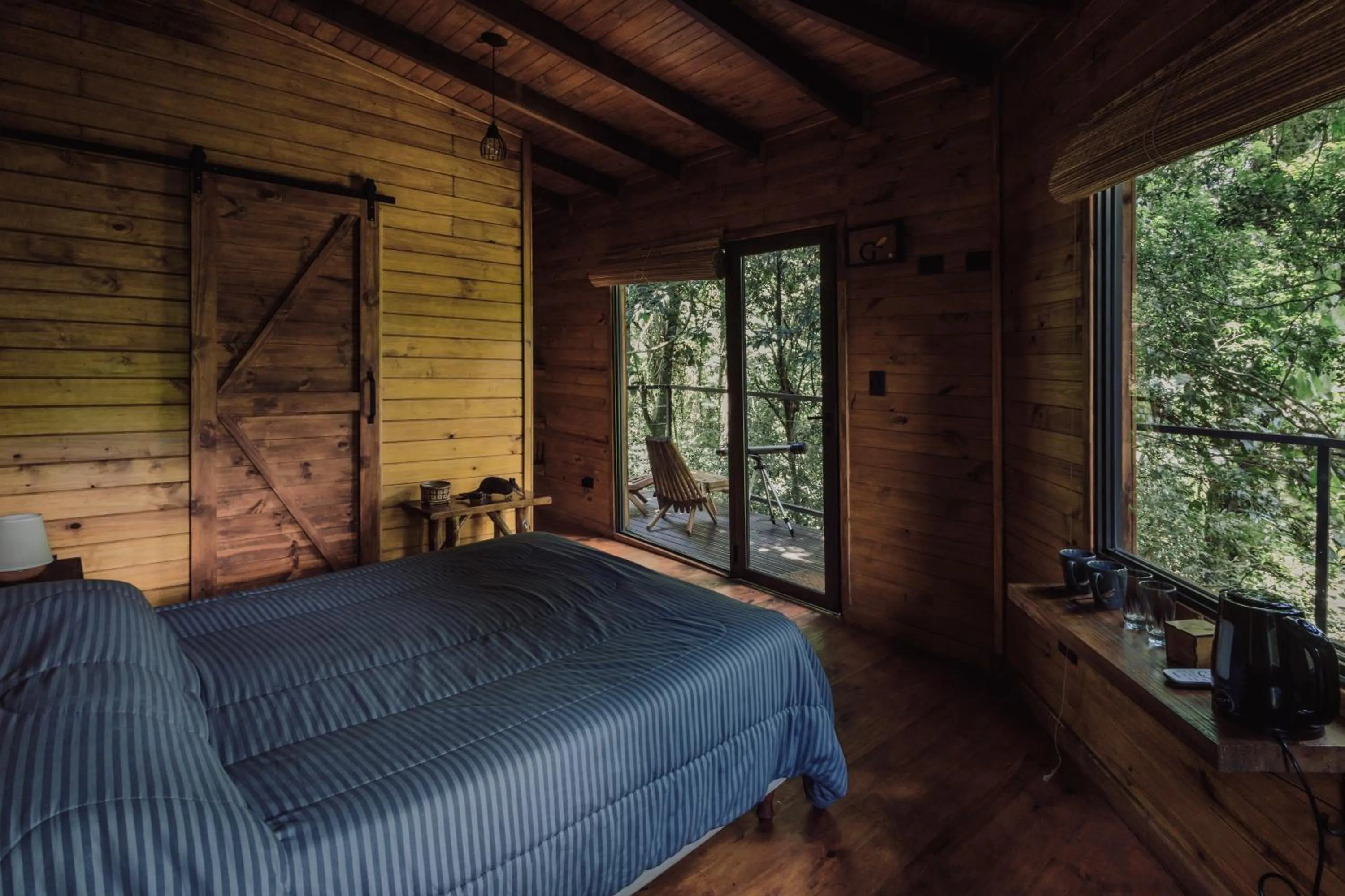 Bed in Tierra Guaraní Lodge