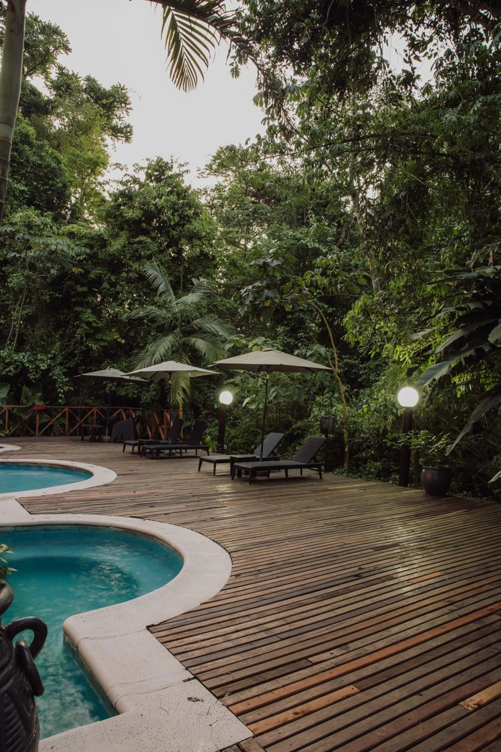 Swimming pool in Tierra Guaraní Lodge